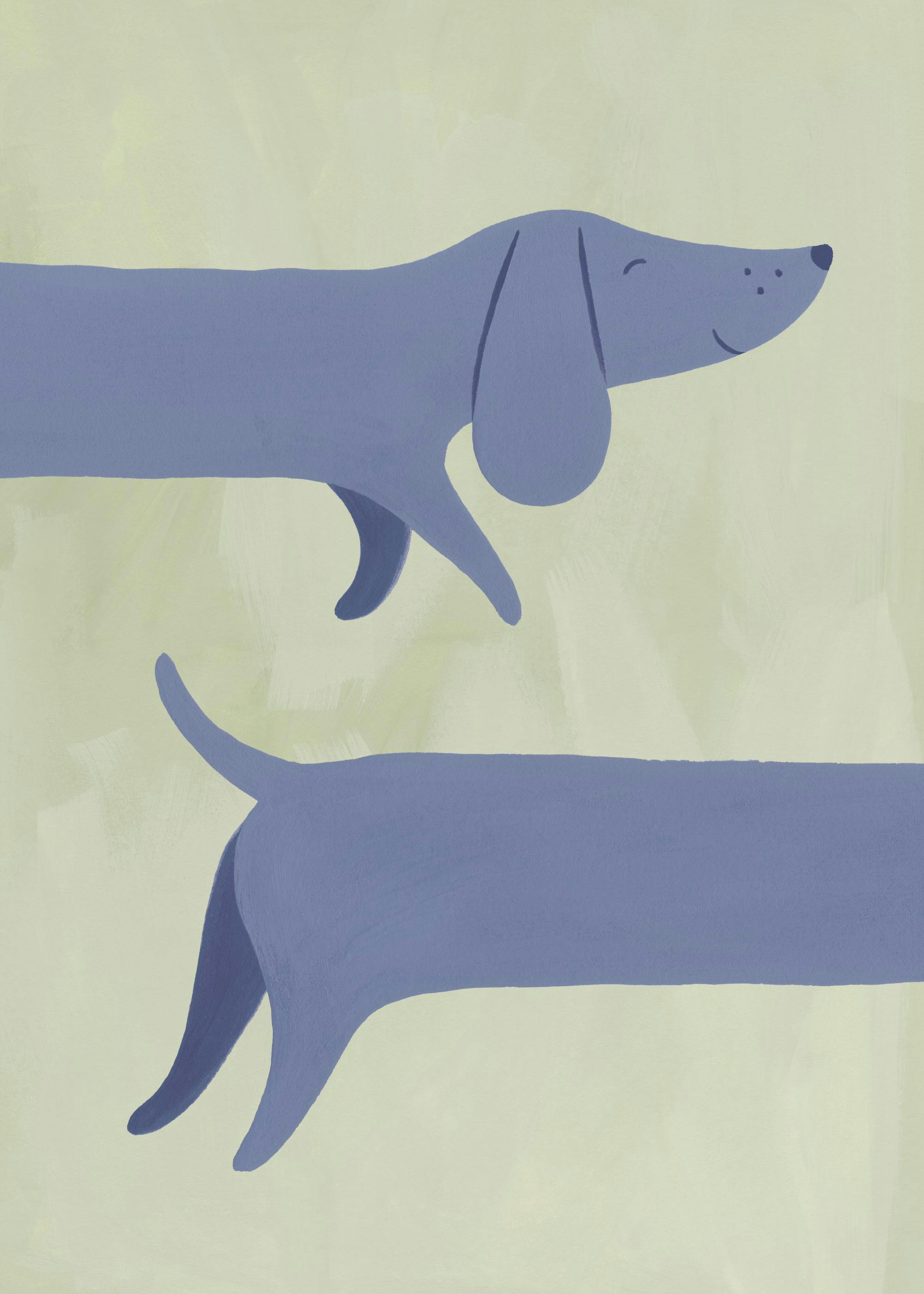 Double Dachshund Print 0