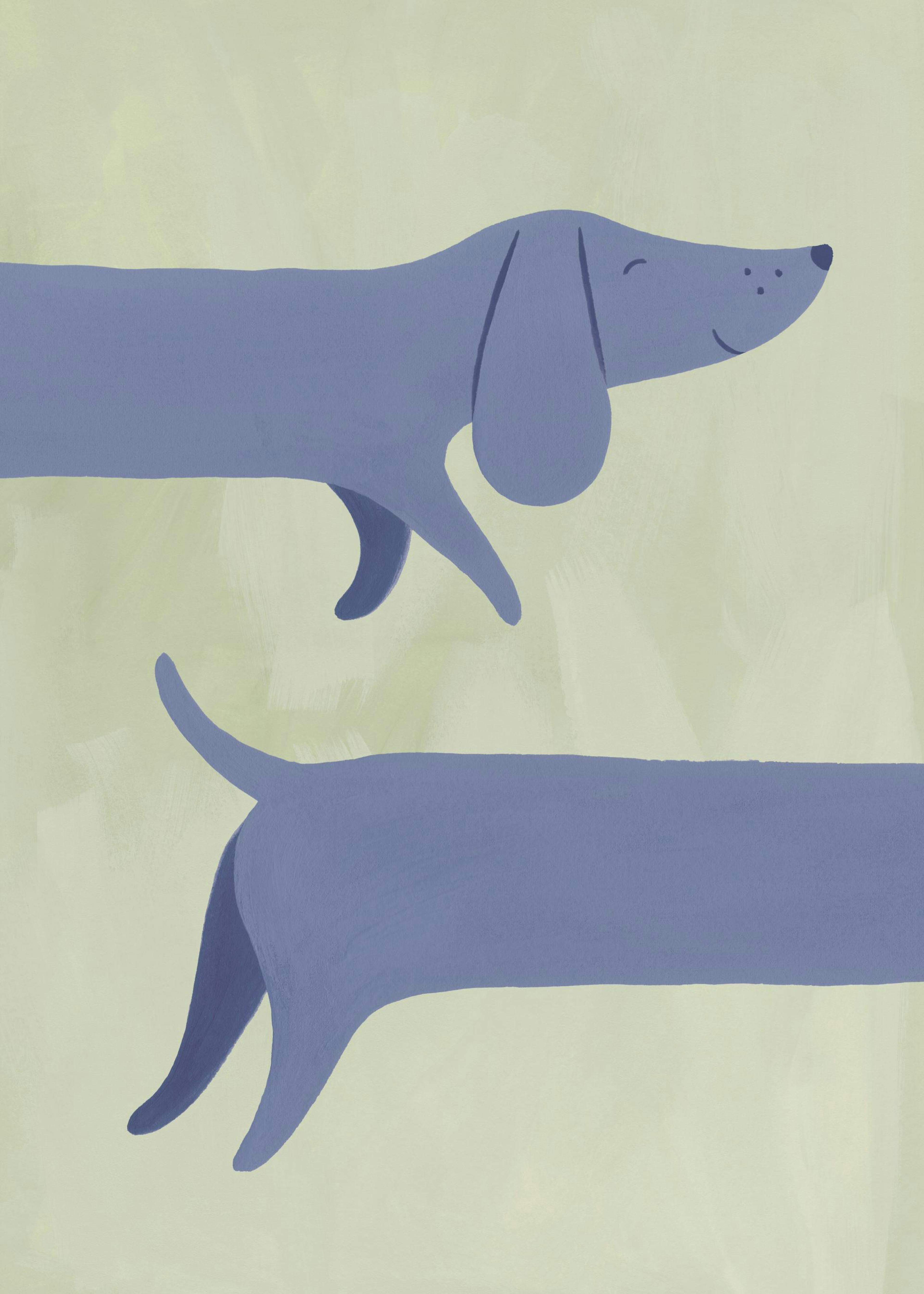 Double Dachshund Print 0