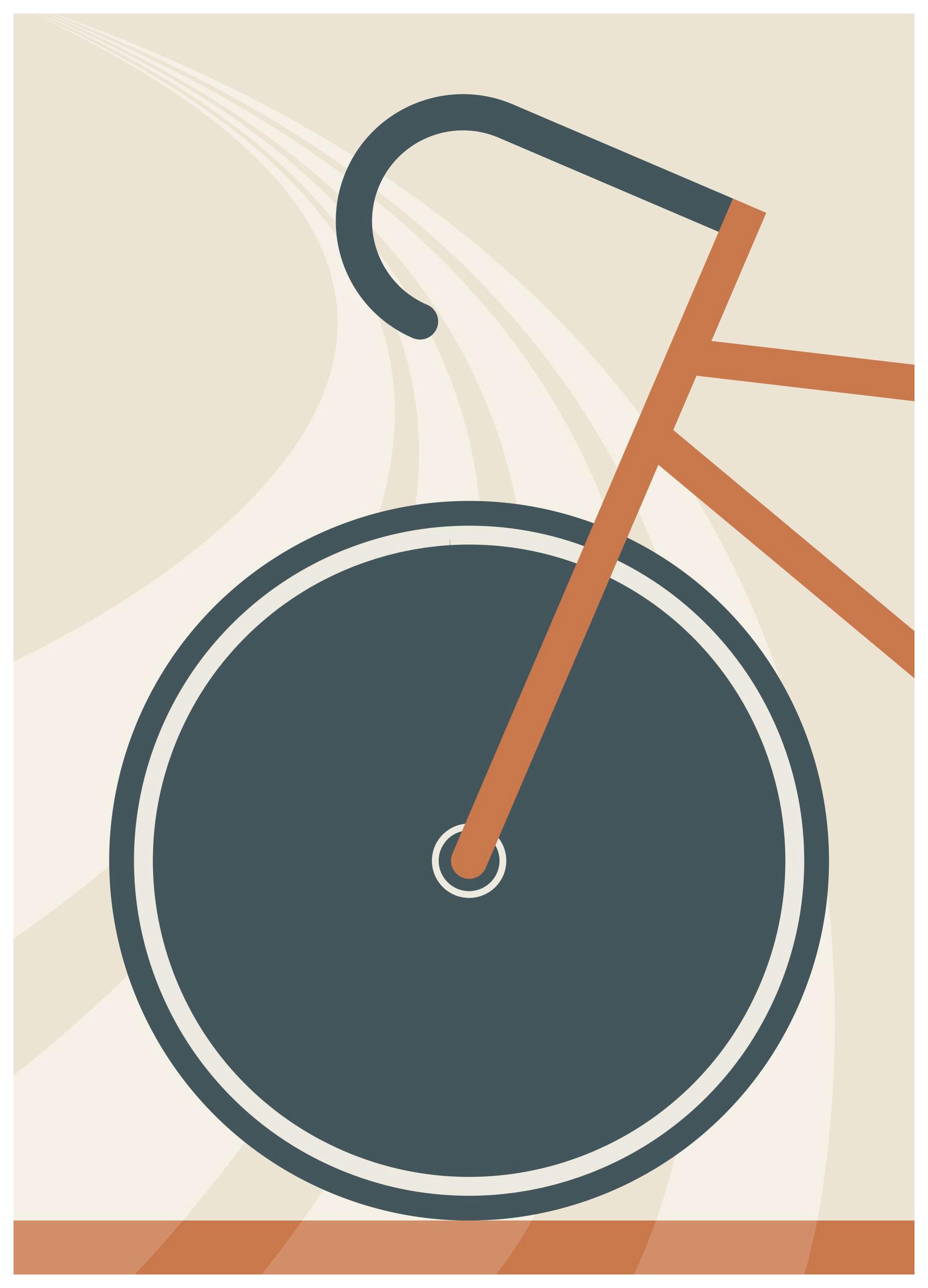 Graphical Bike Poster (50x70 cm) -  Sportposter und Bilder