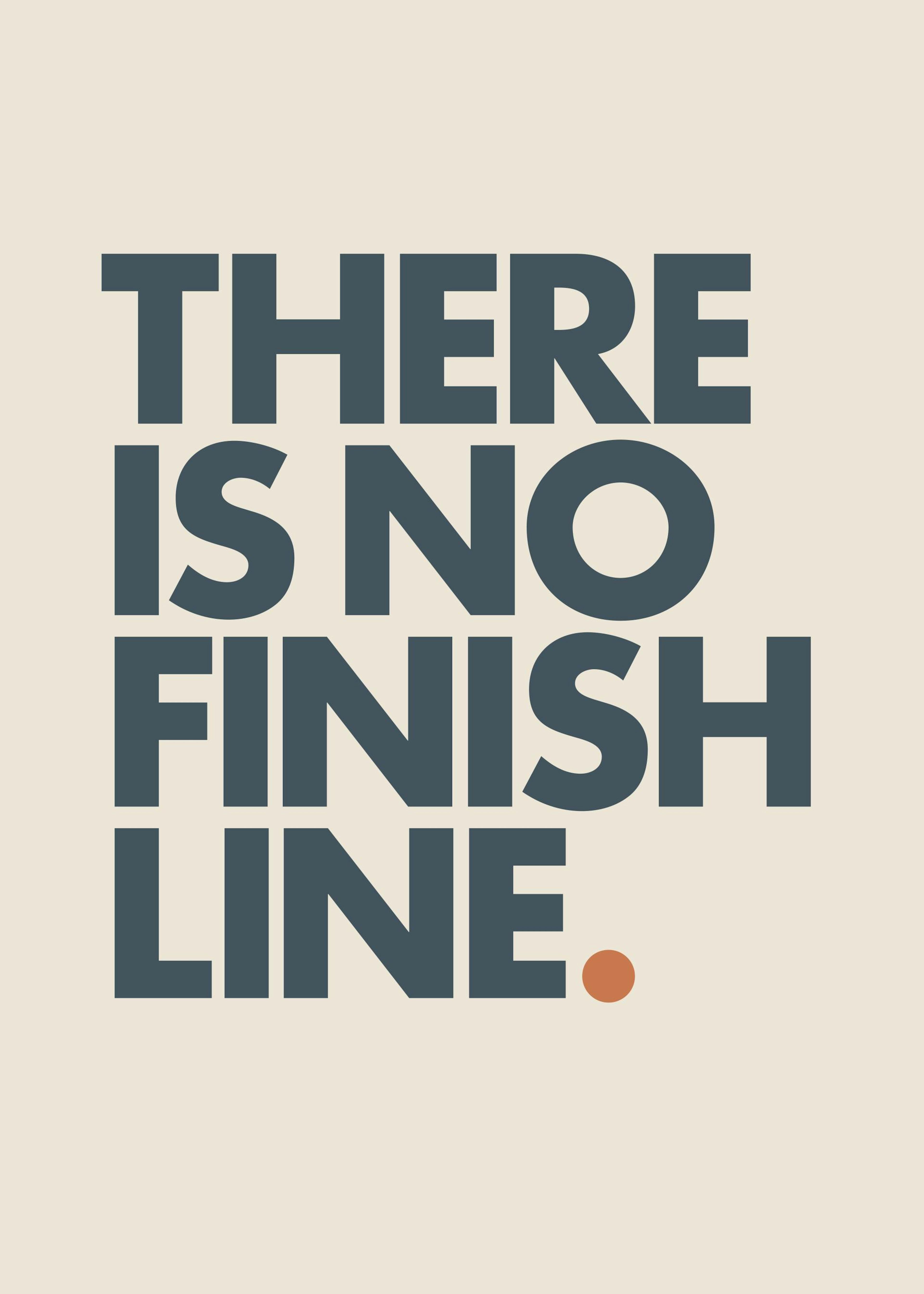 No Finish Line Print 0