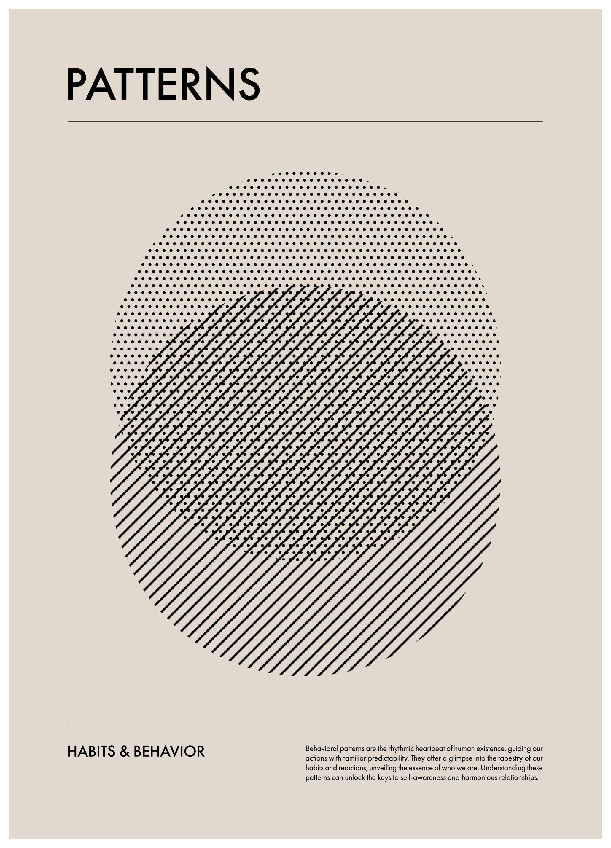 Patterns Poster (50x70 cm)- Arte grafica e poster