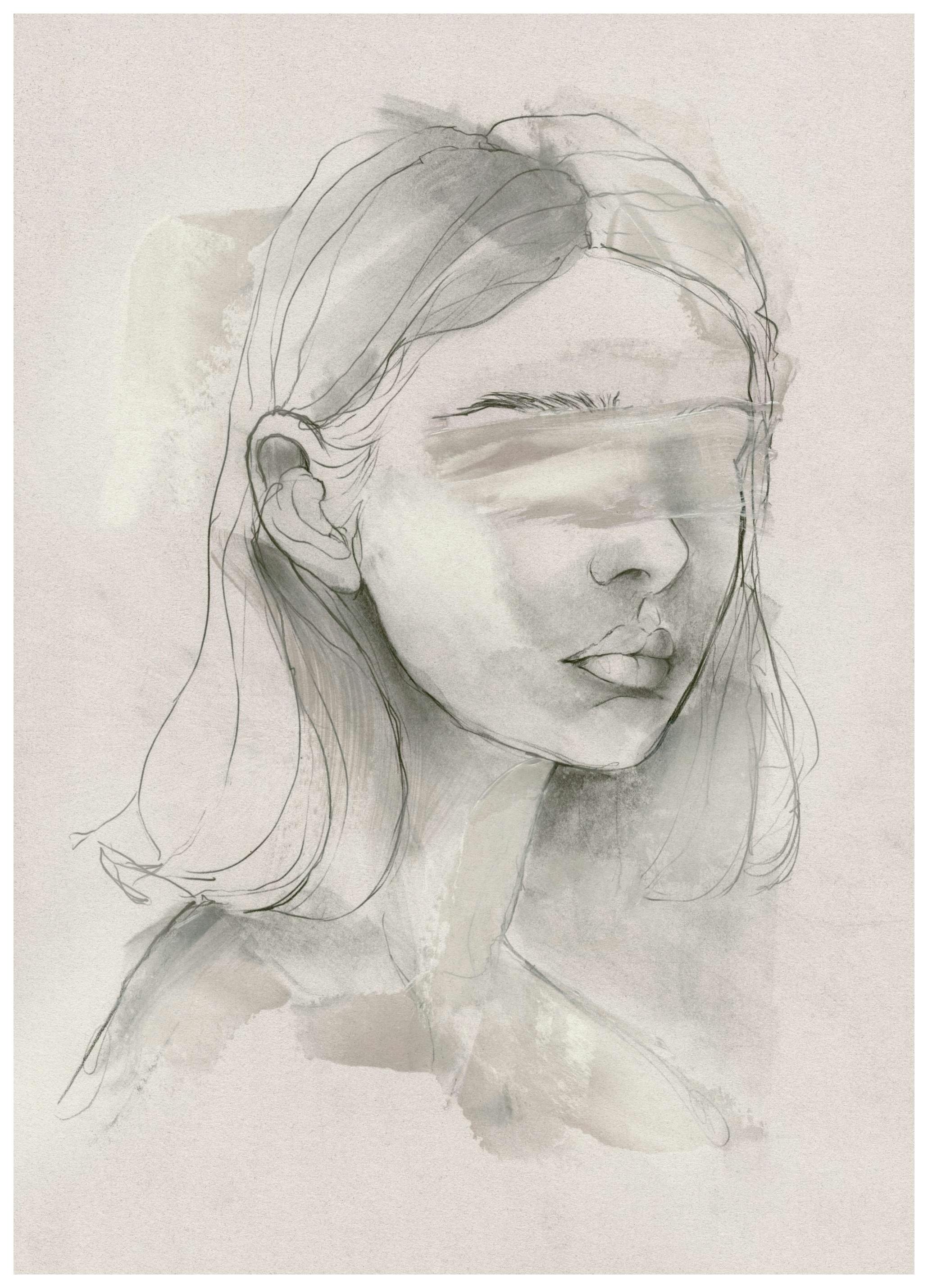 Blindfolded No2 Plakat (50x70 cm) - Plakater > Kunstplakater > Malerier