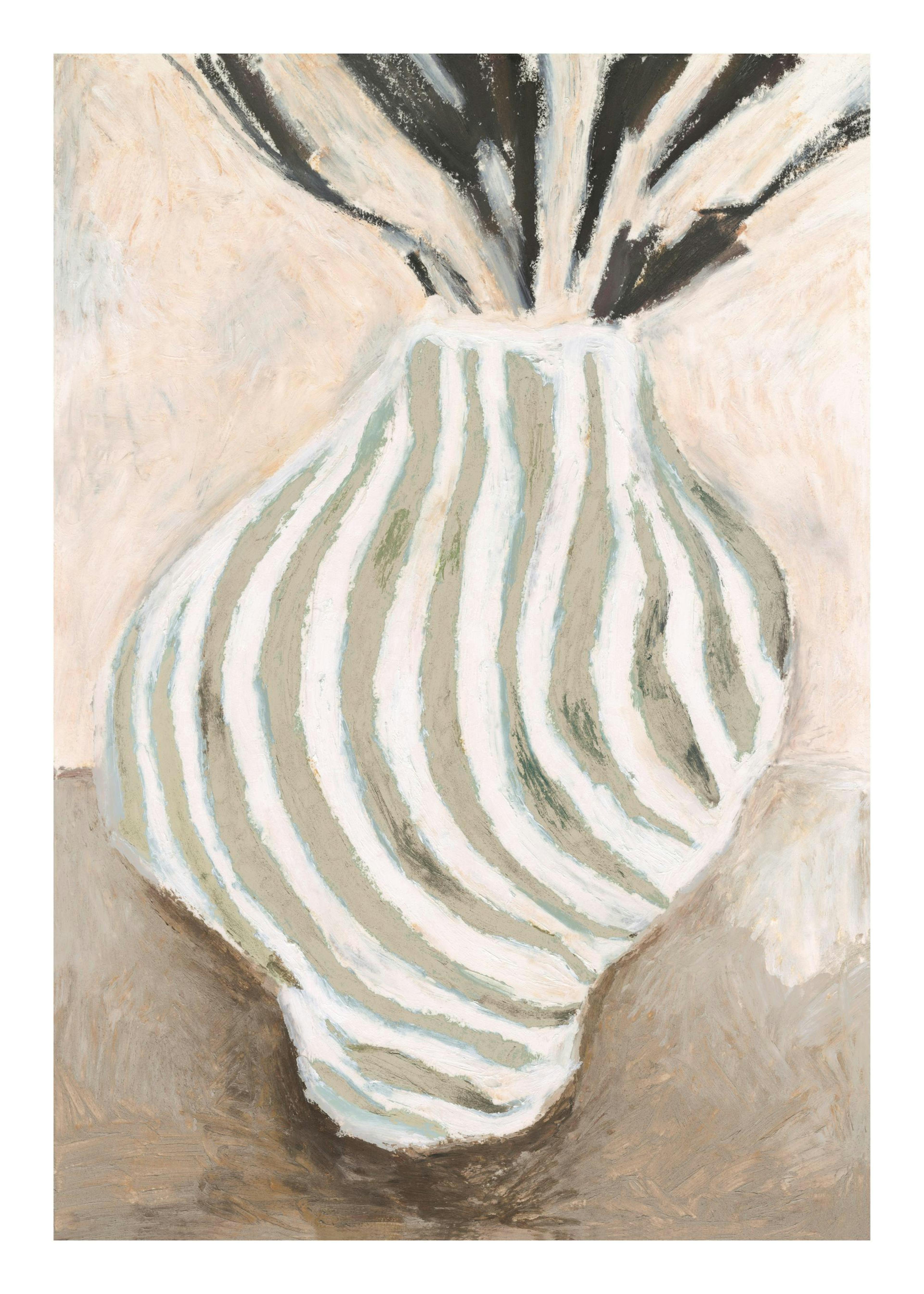 Striped Vase Poster 0