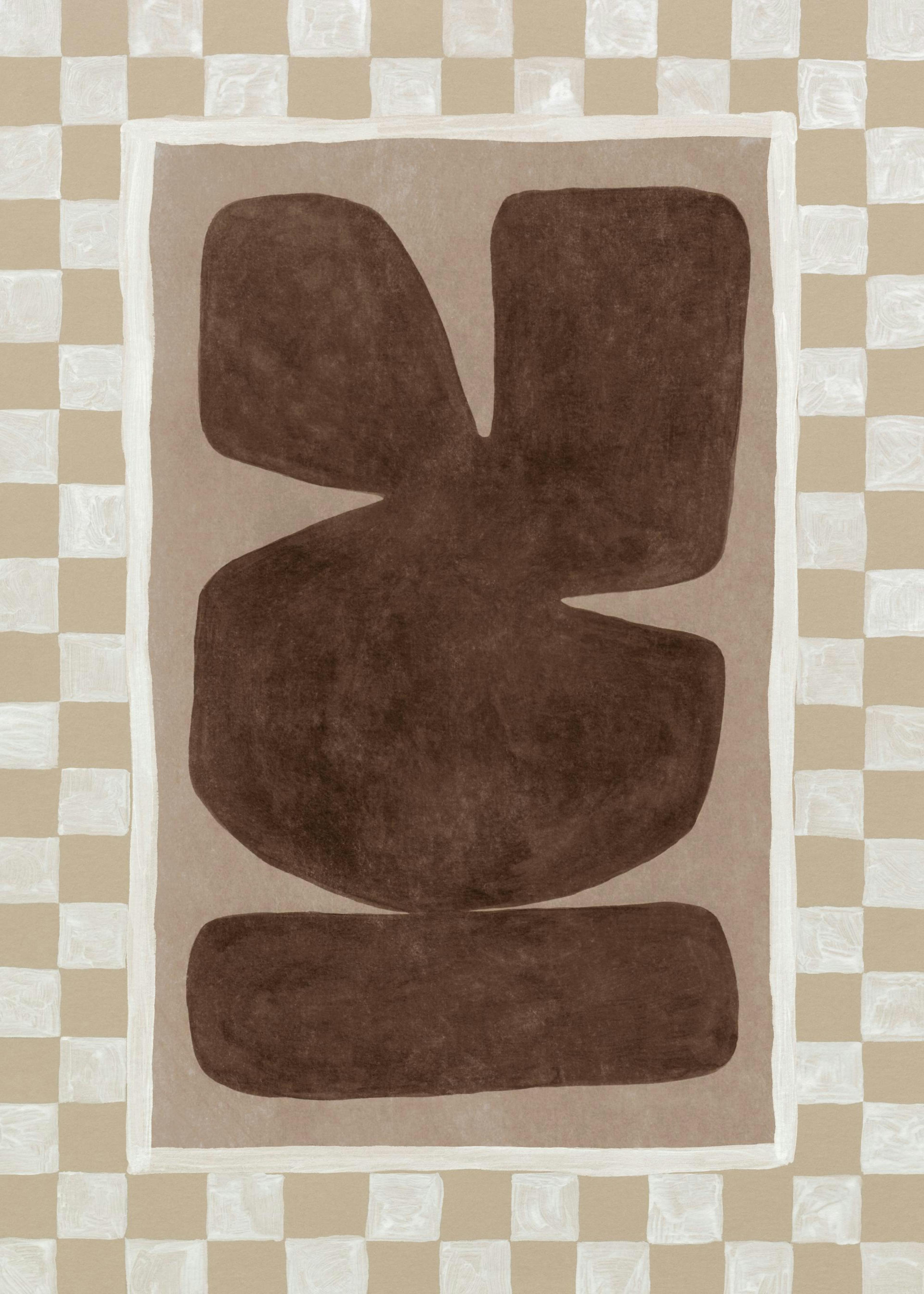 Checkered Abstract Print 0