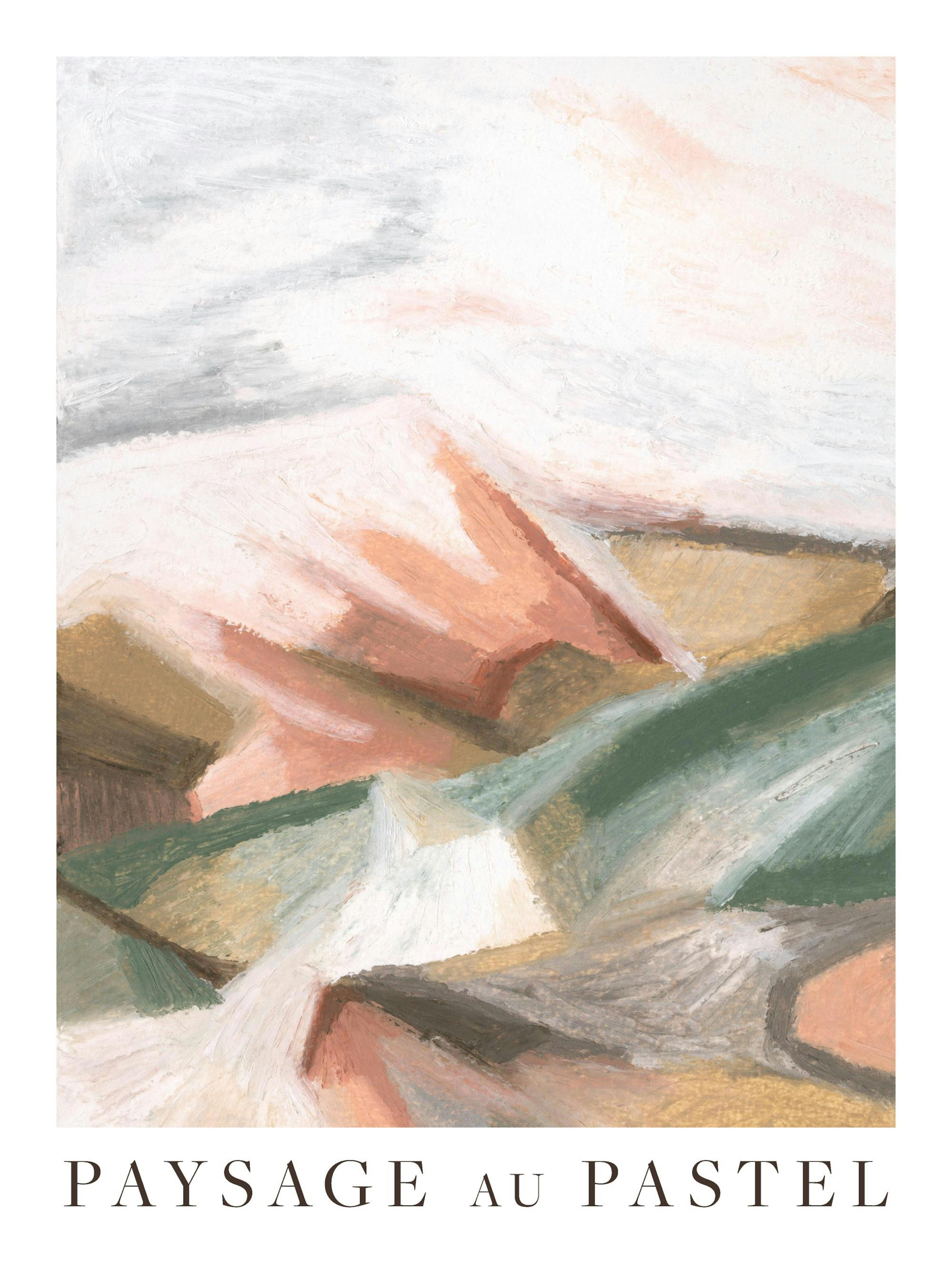 Paysage Au Pastel No1 Print