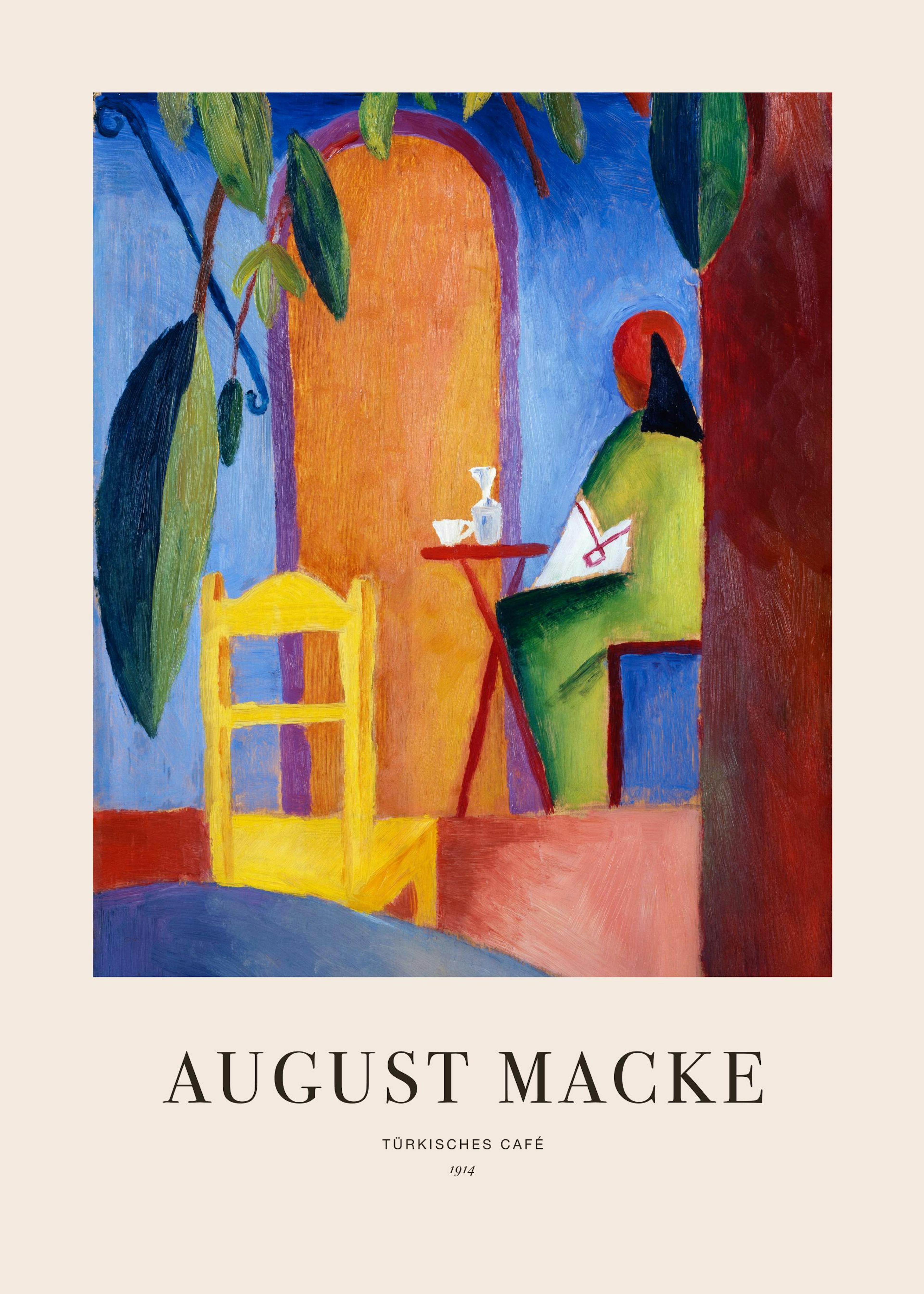 August Macke - Türkisches Café Print 0