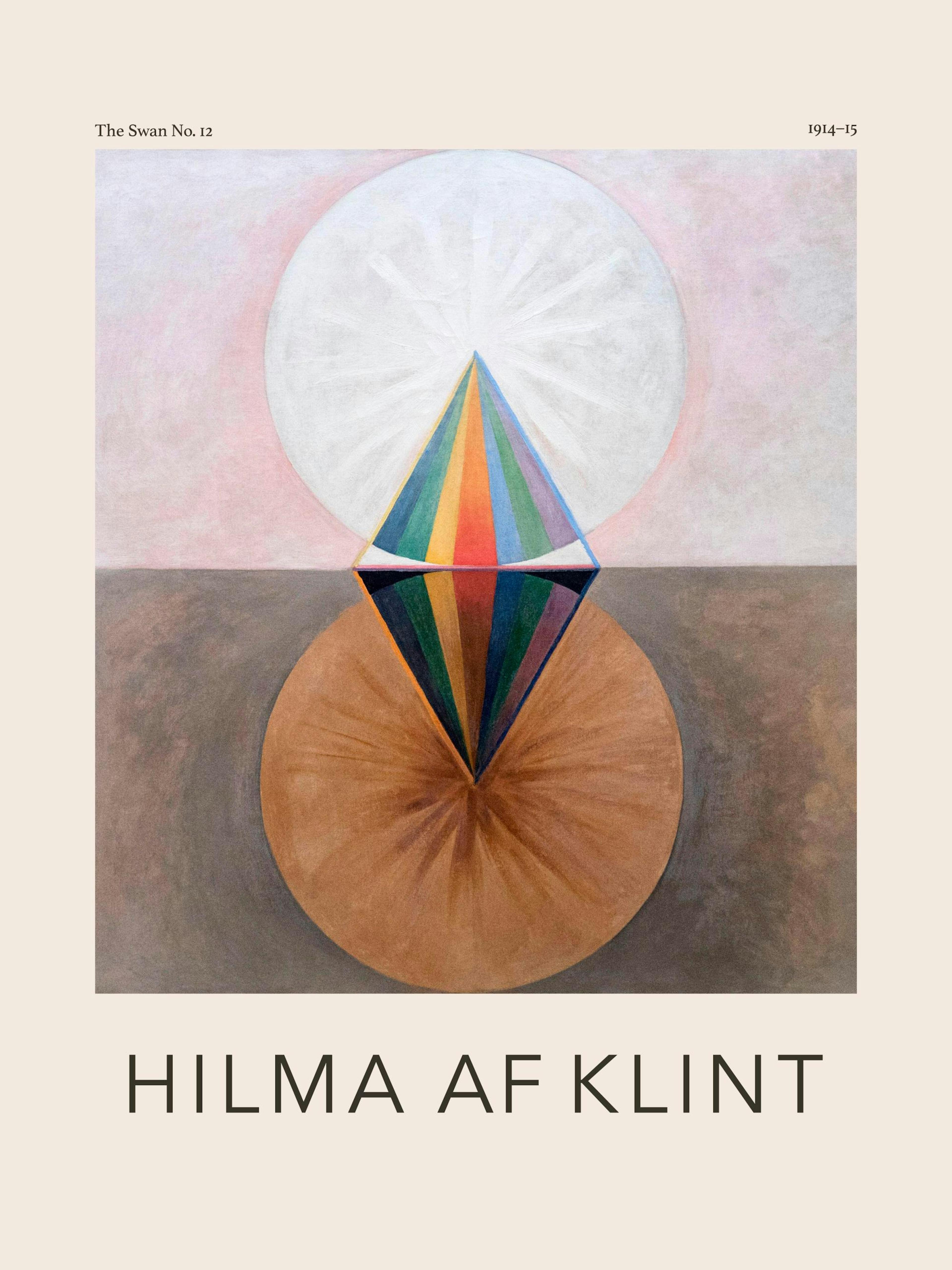 Print Hilma Af Klint - The Swan, No. 12, Group IX SUW