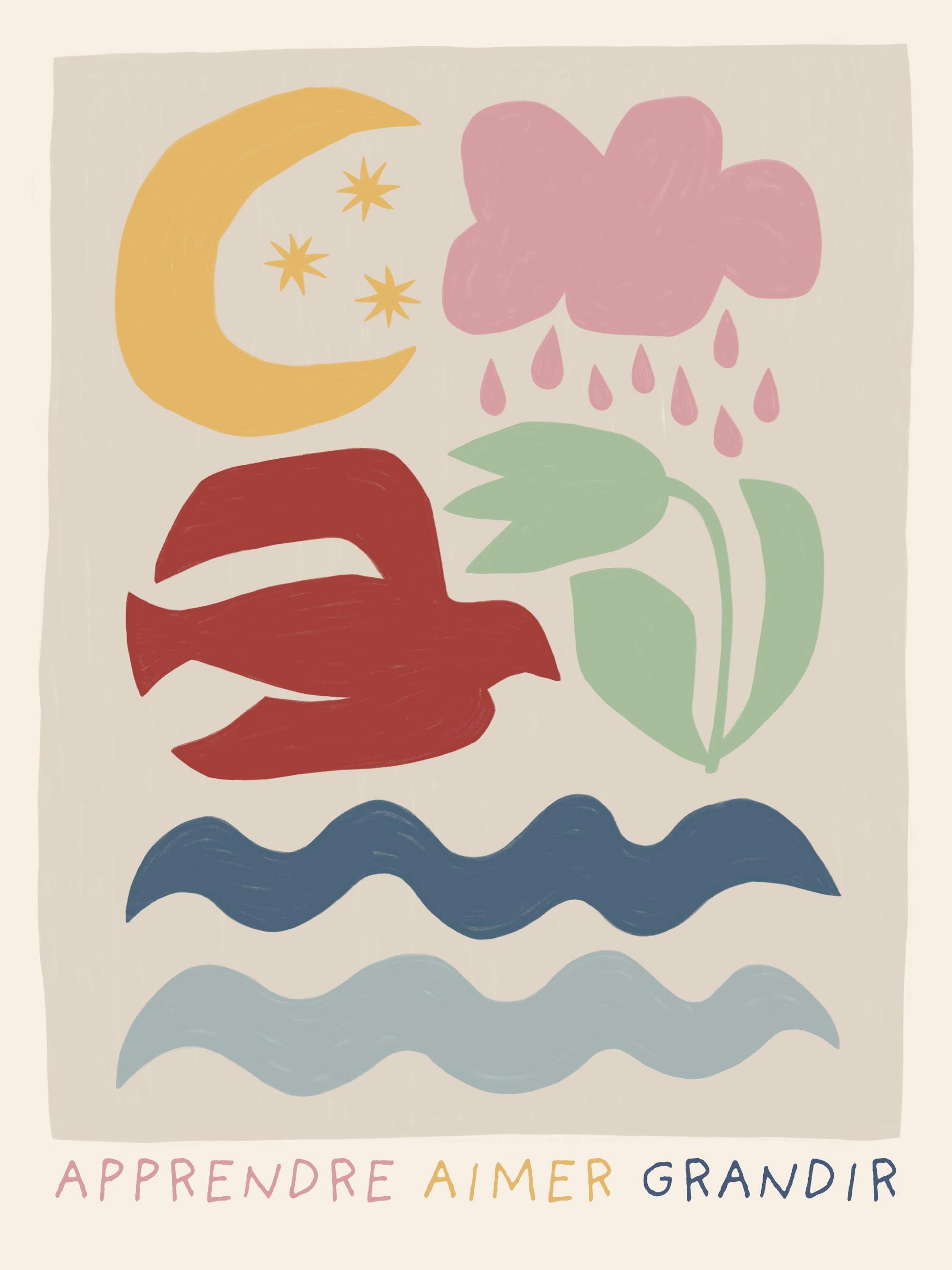 Learn Love Grow Print