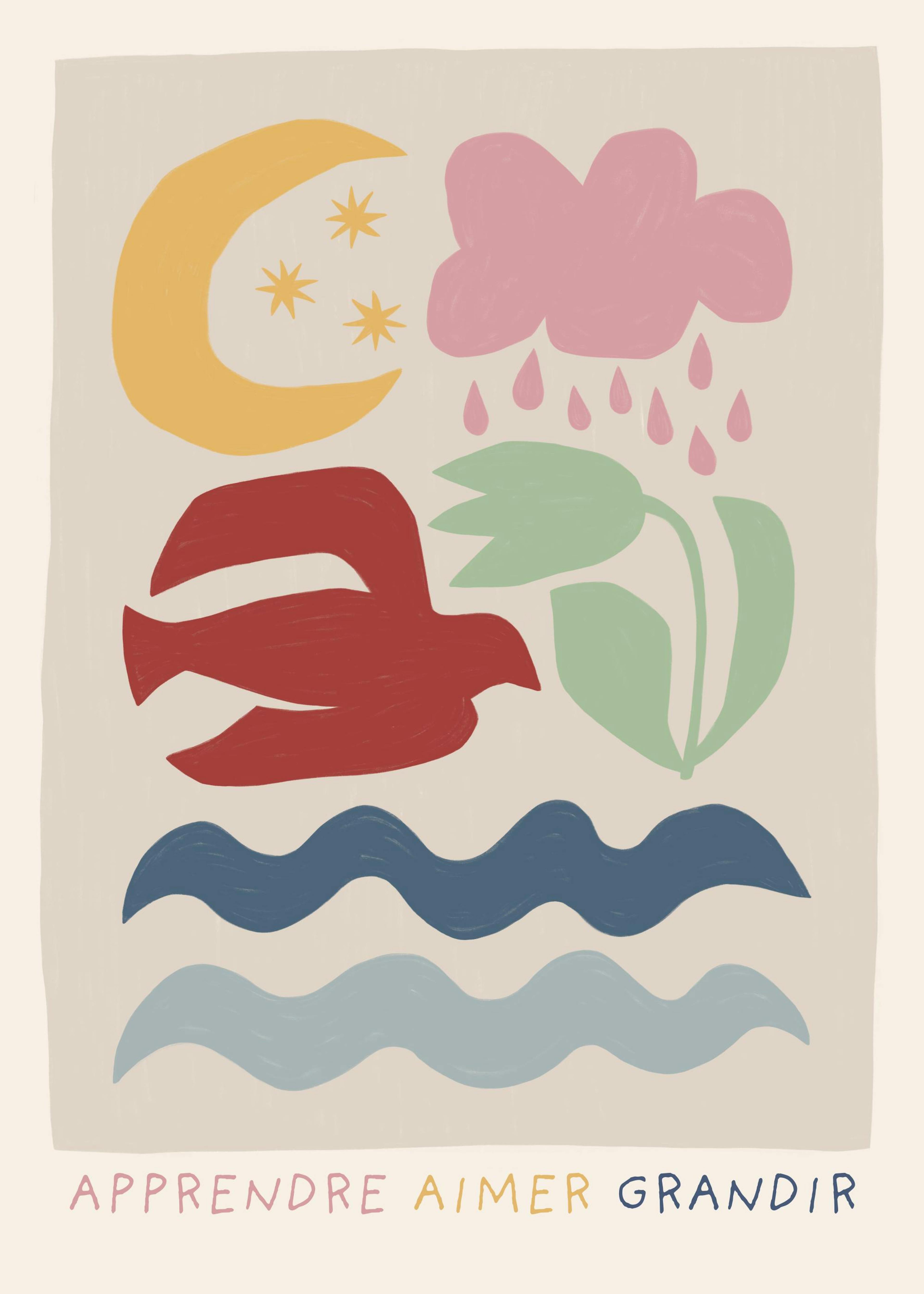 Learn Love Grow Print 0