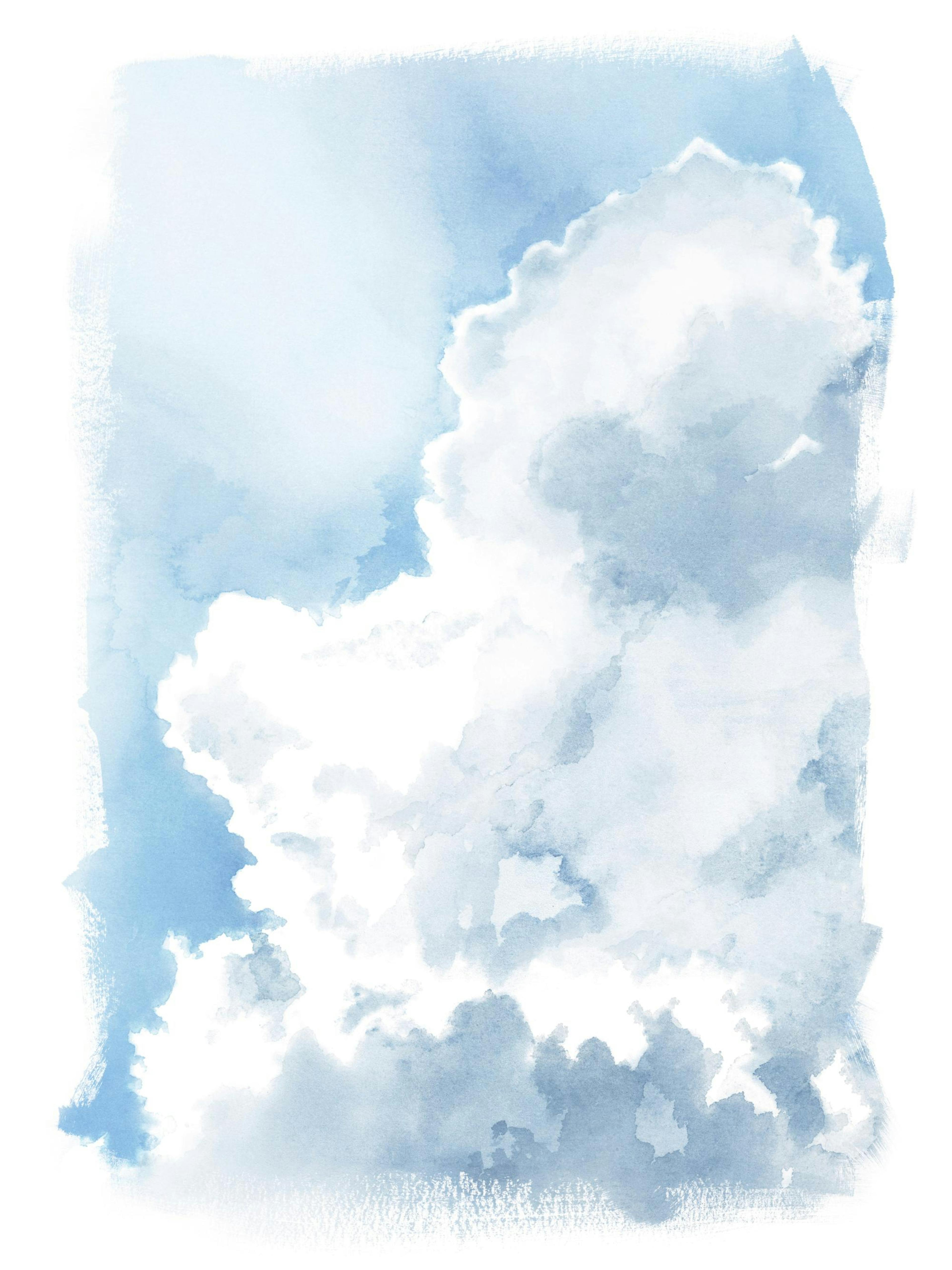 Up in the Clouds Print