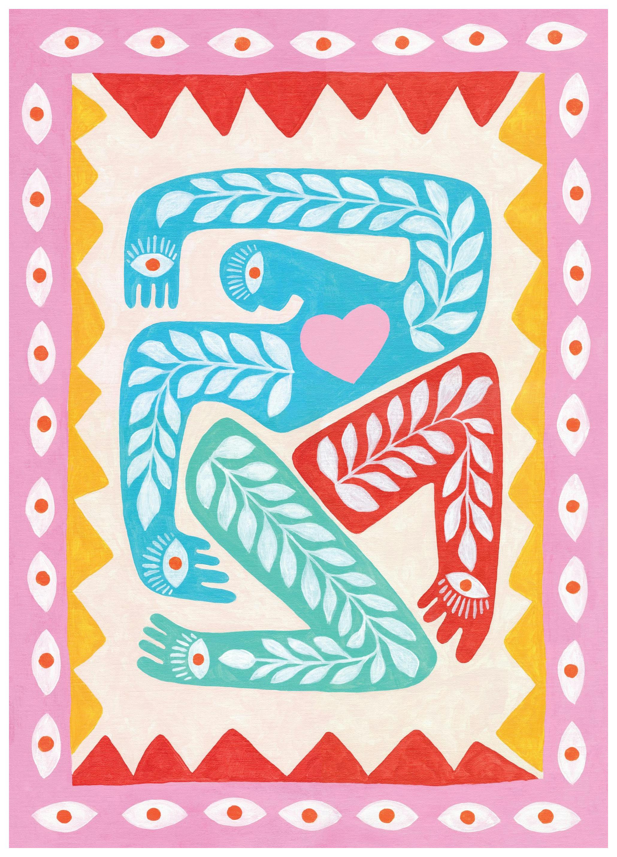 Live in Color Affiche (30x40 cm)  Art