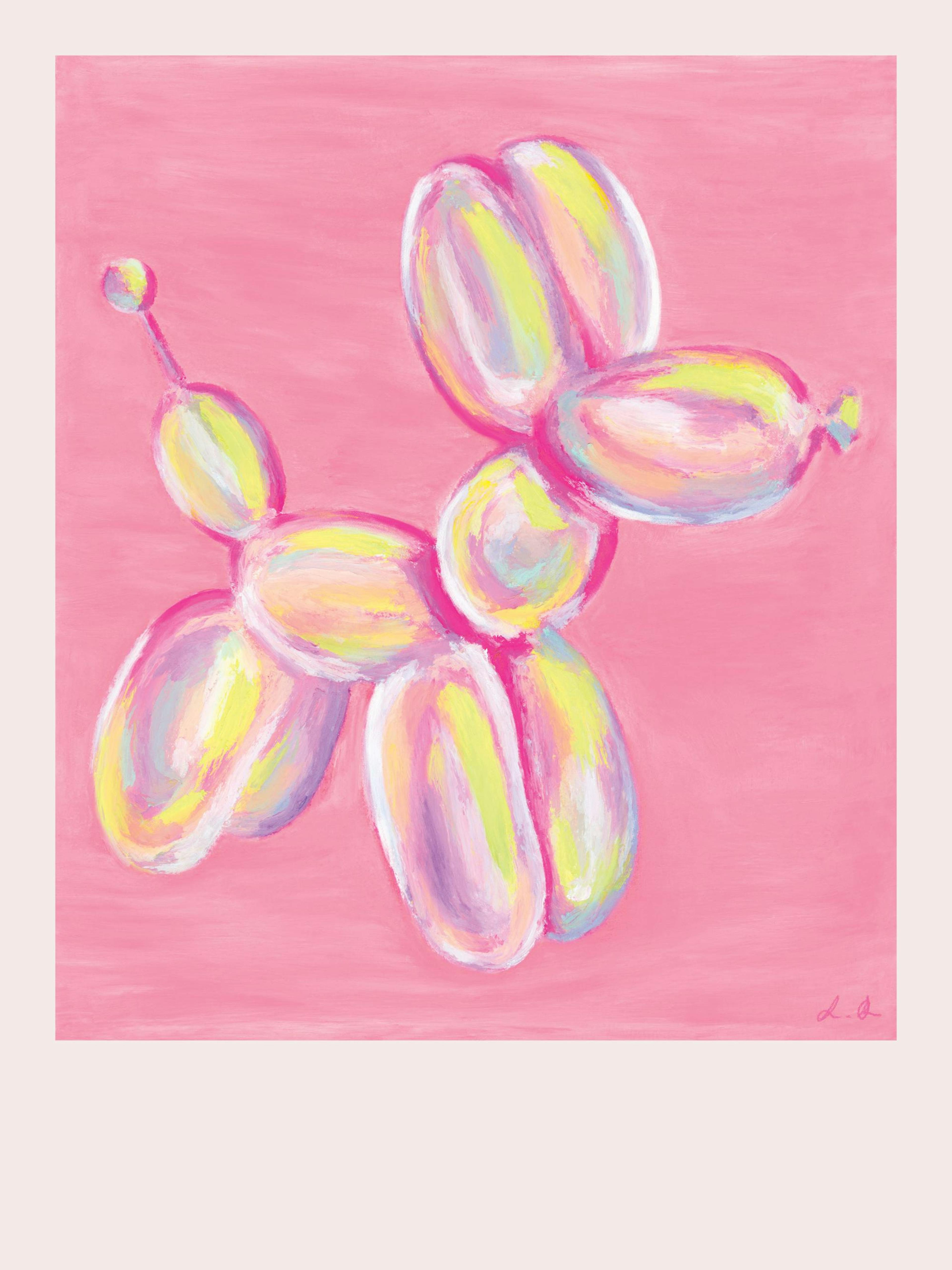 Colorful Balloon Dog Print