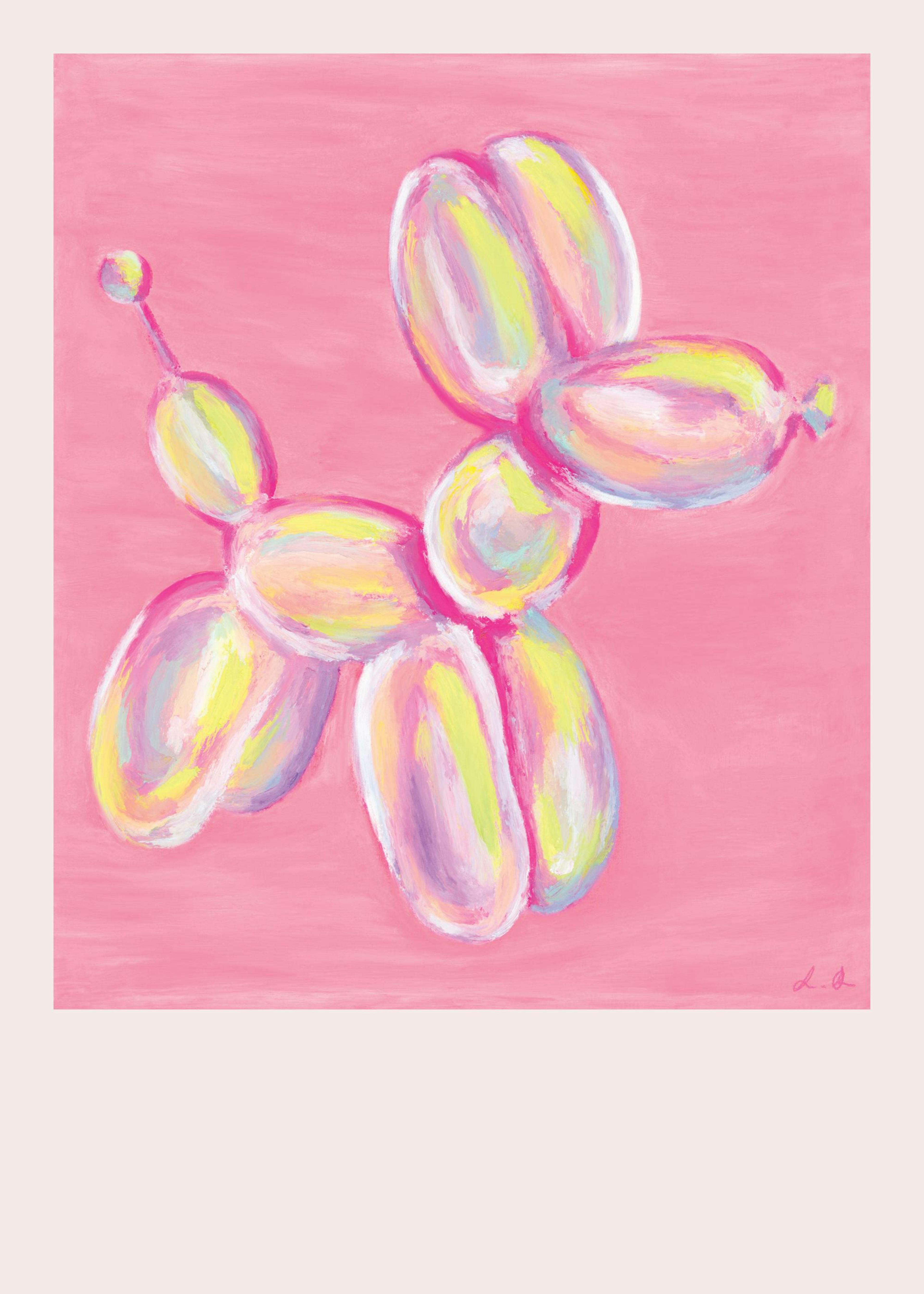 Colorful Balloon Dog Poster 0