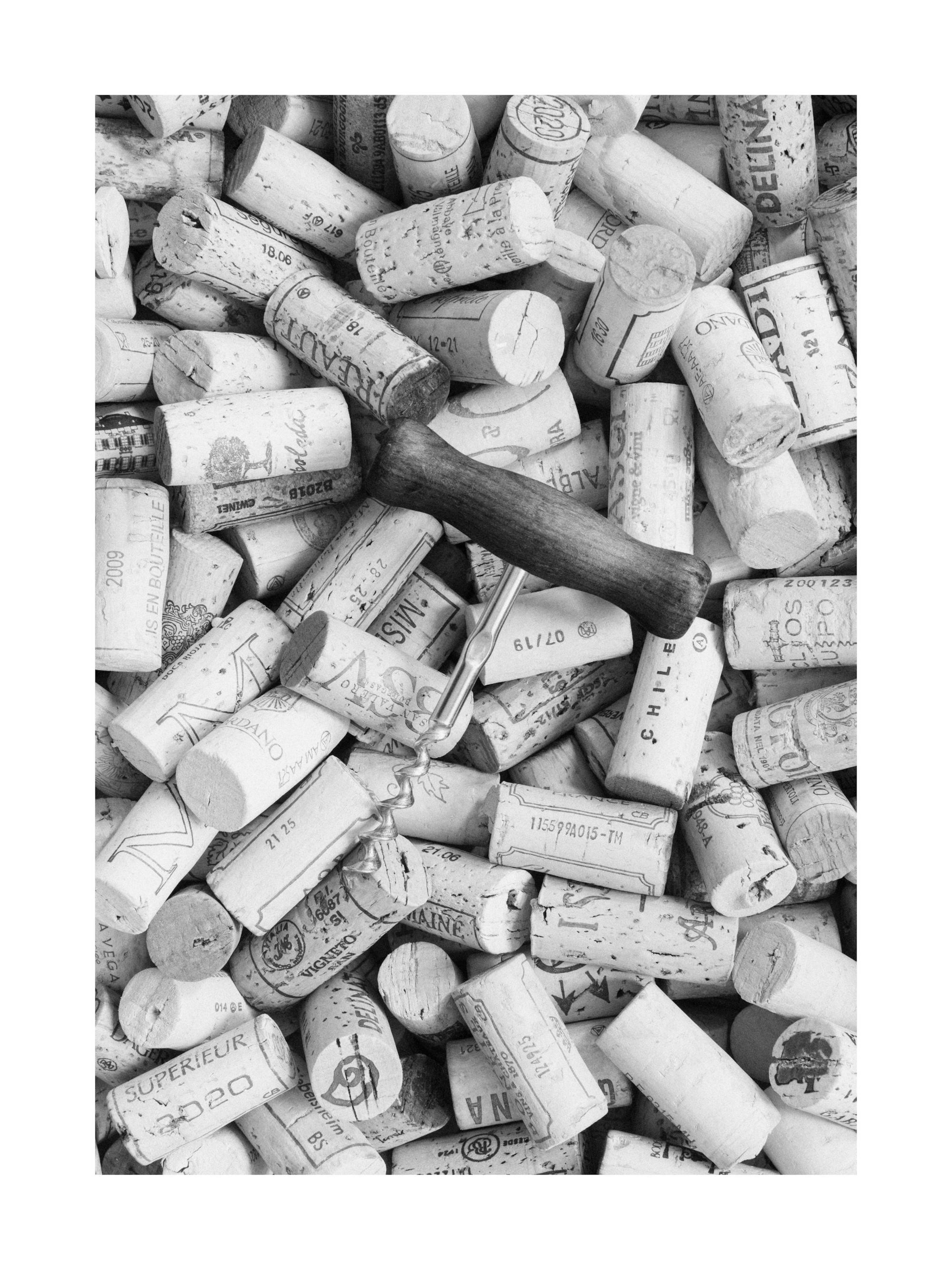 Wine Corks Print
