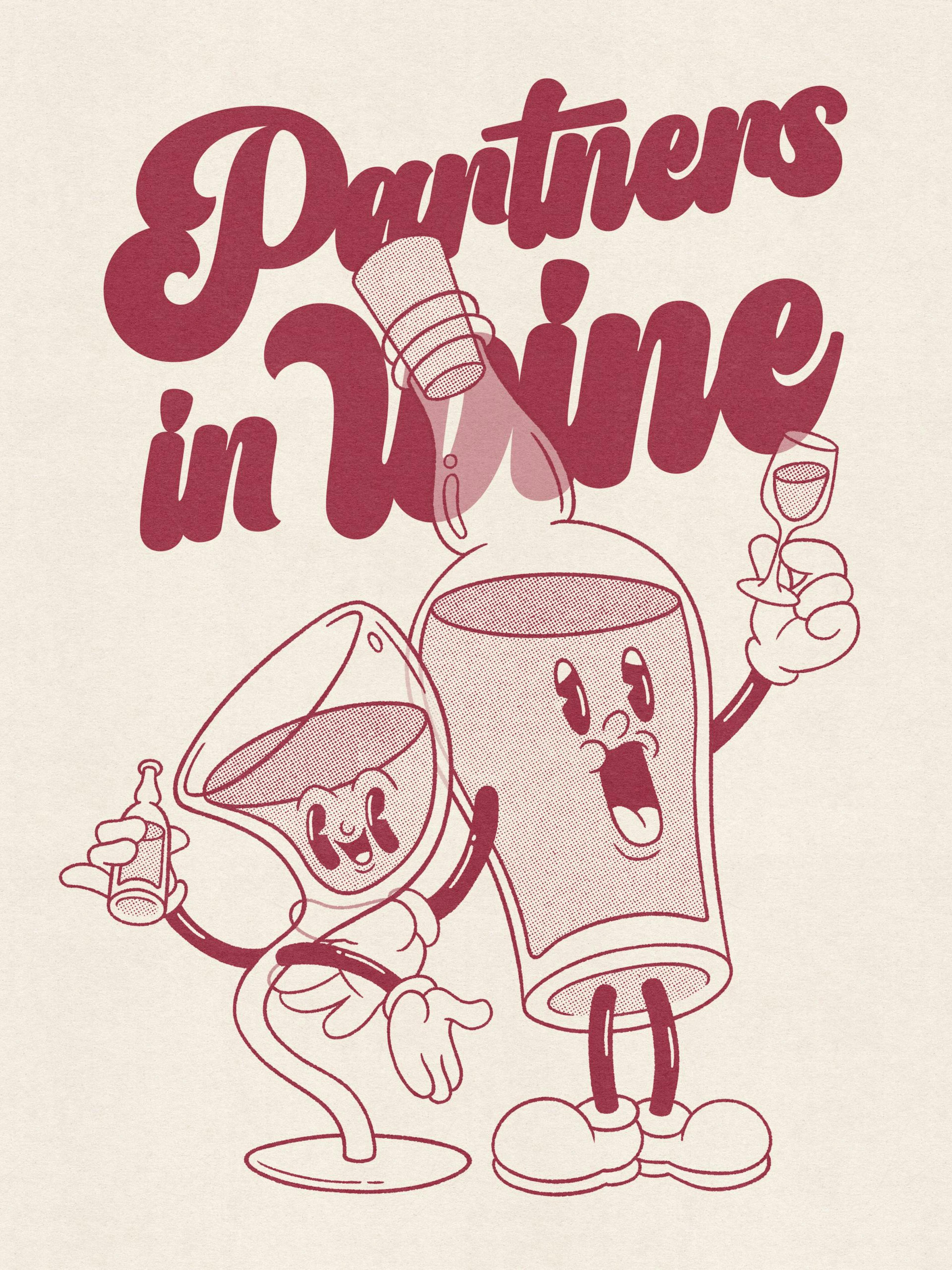 Partners in Wine Plakat