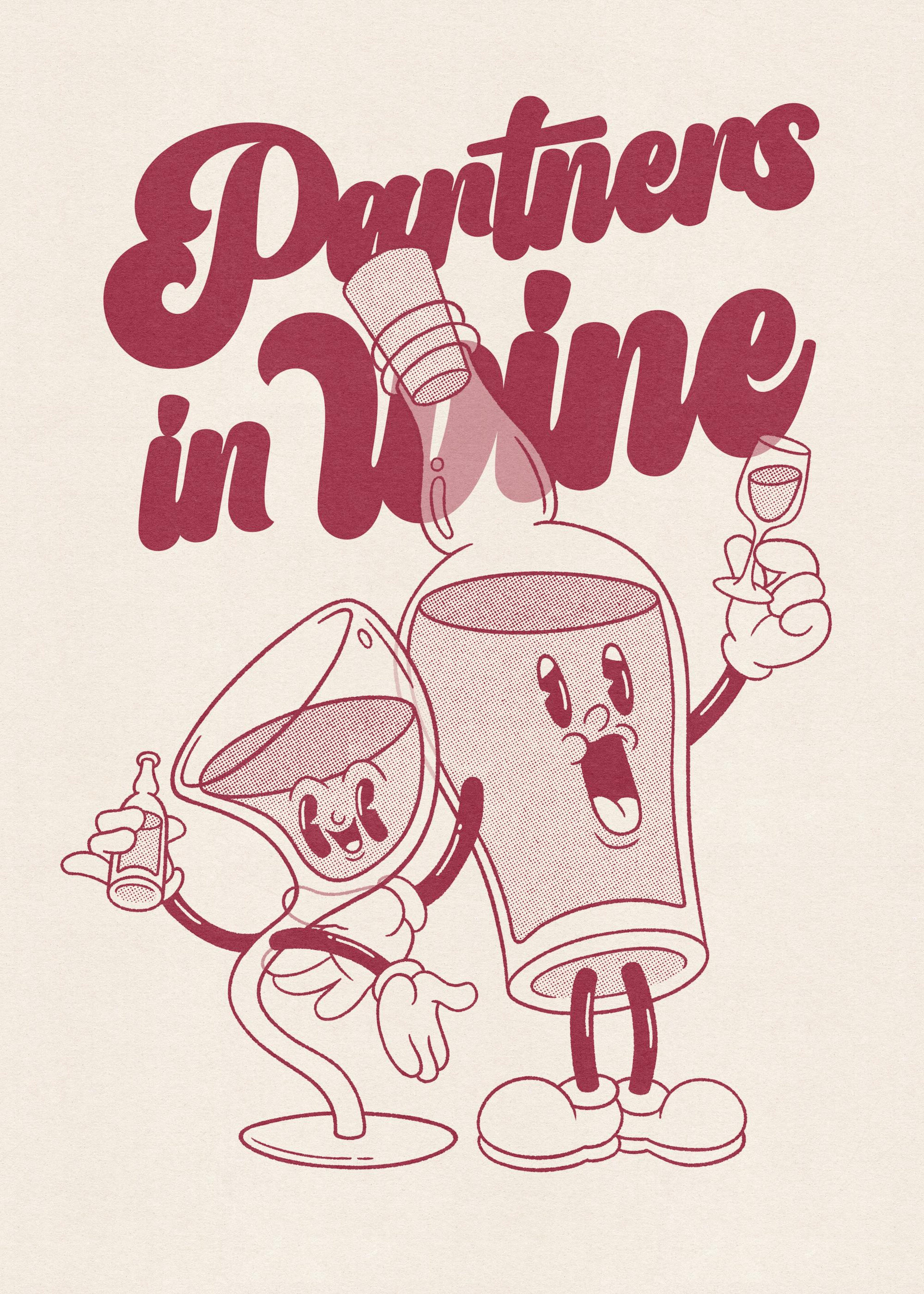 Partners in Wine Plakat 0