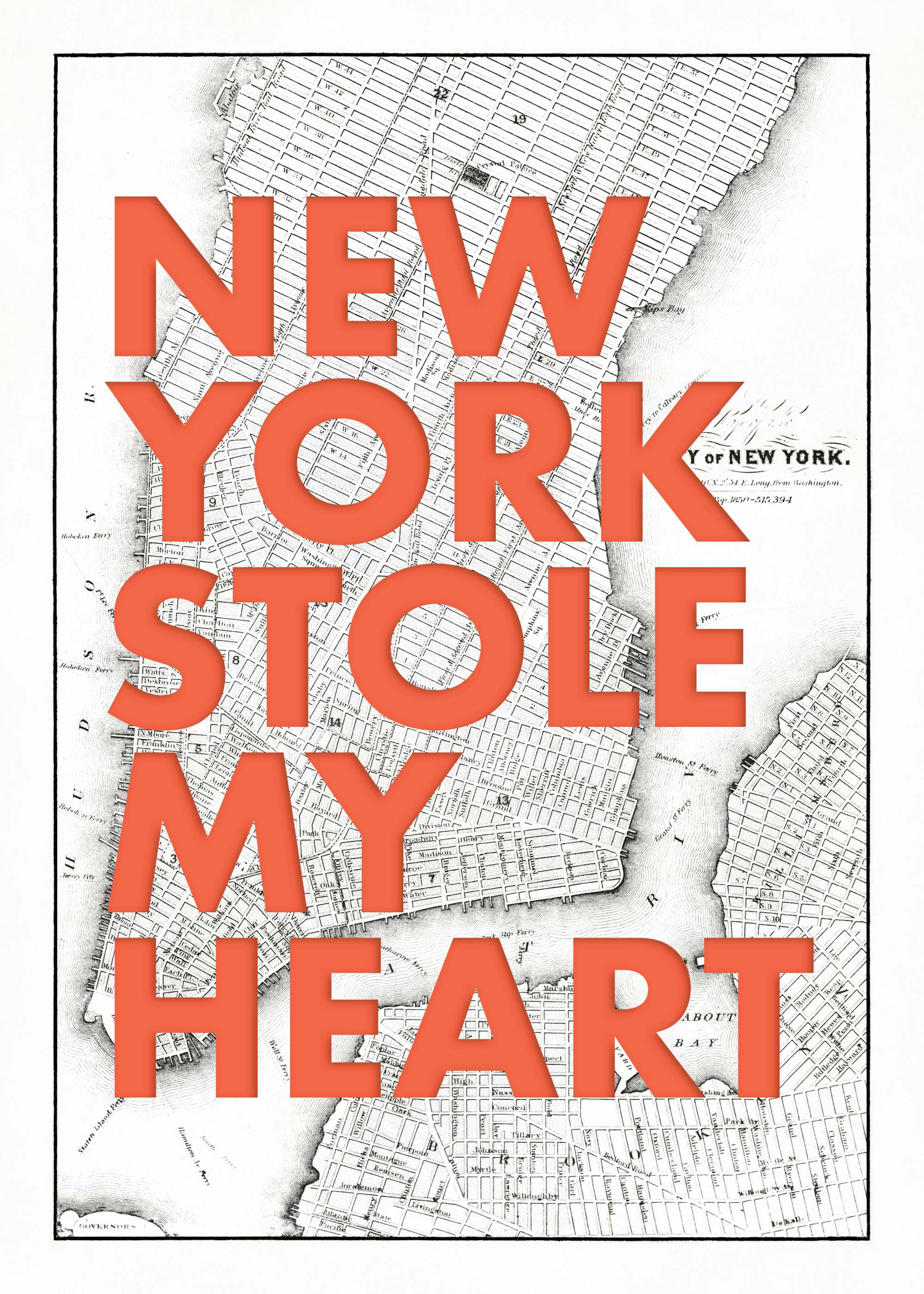 New York Stole My Heart Print 0