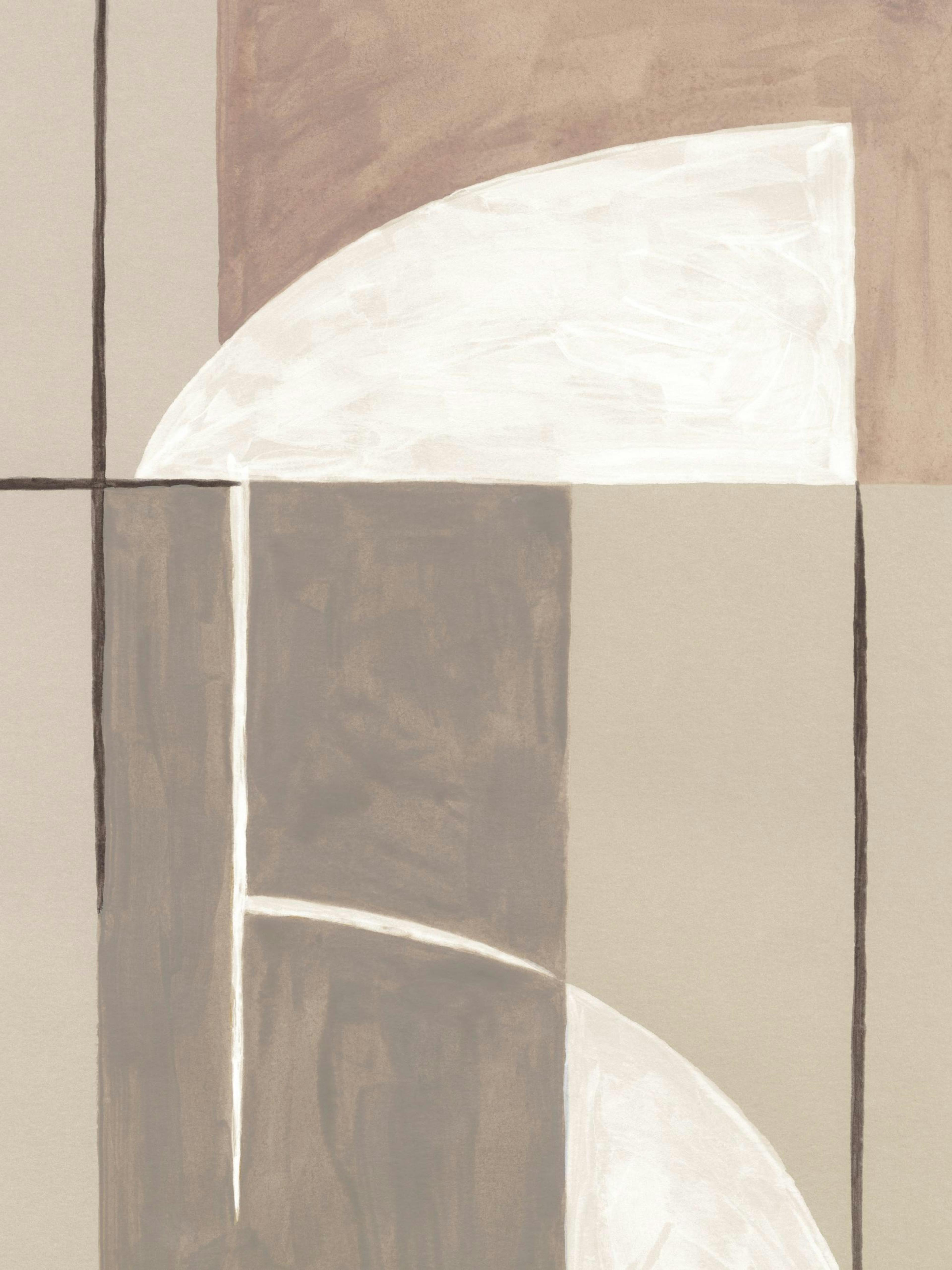 Earthy Shapes Poster