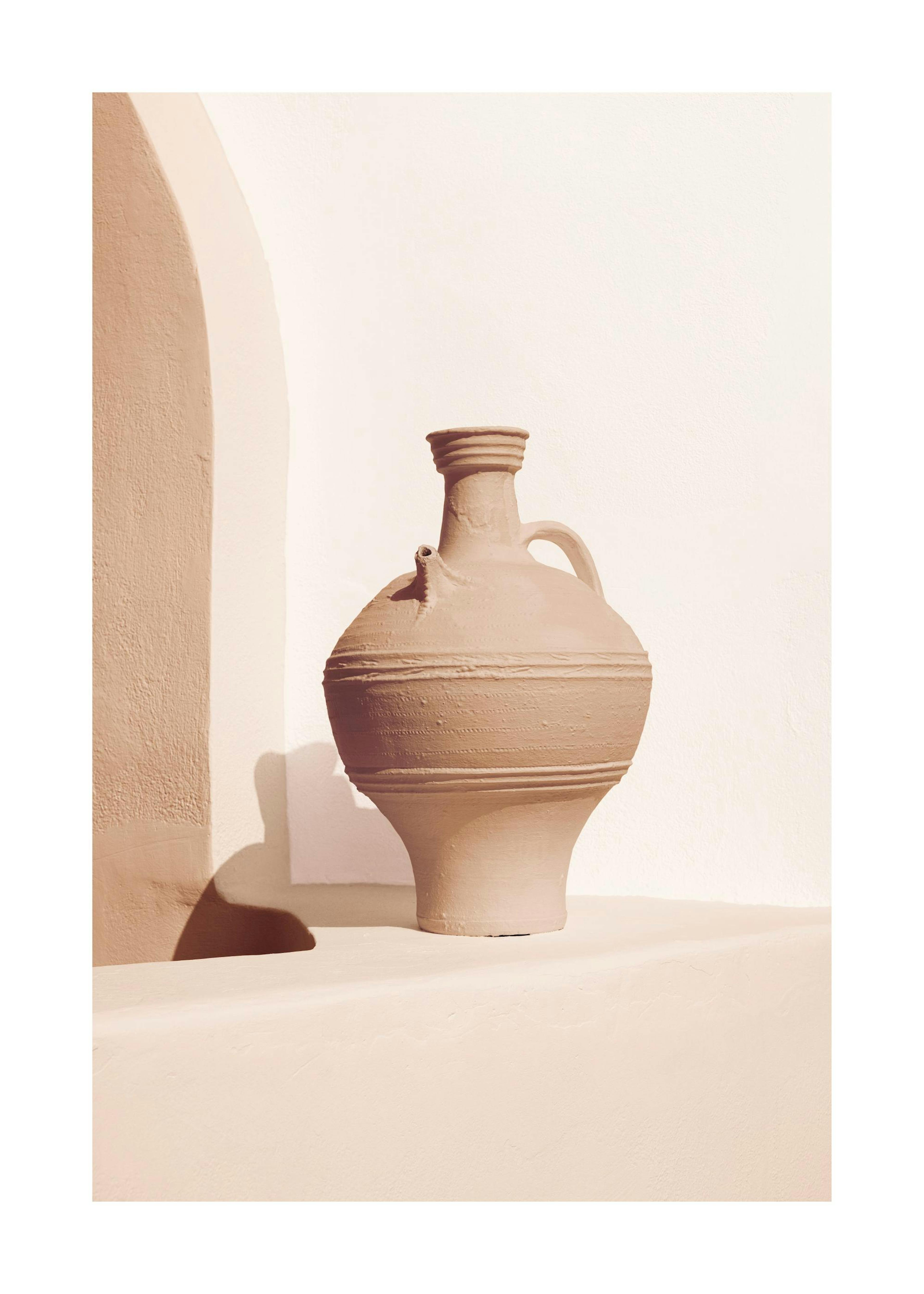 Beige Vase Plakat 0