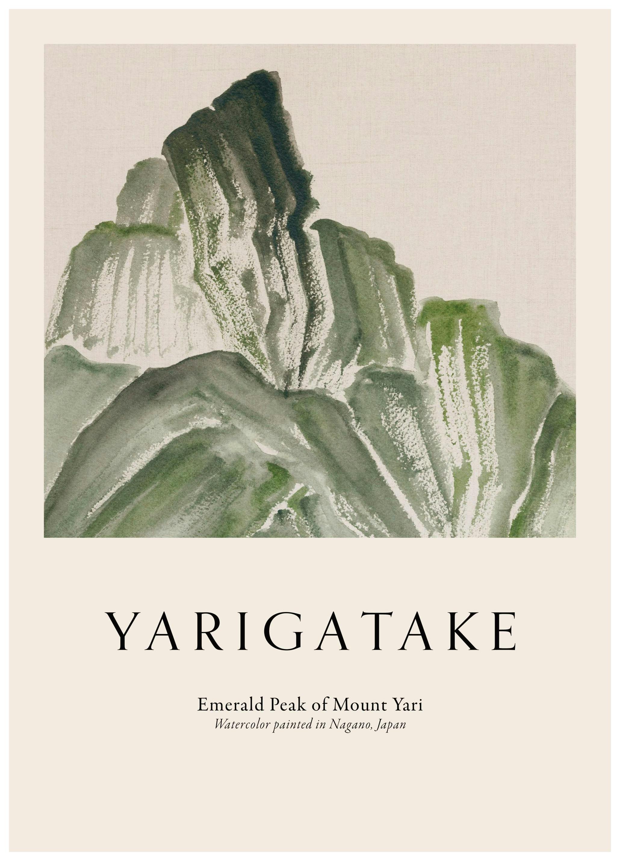 Mount Yari Poster (30x40 cm)- Arte moderna