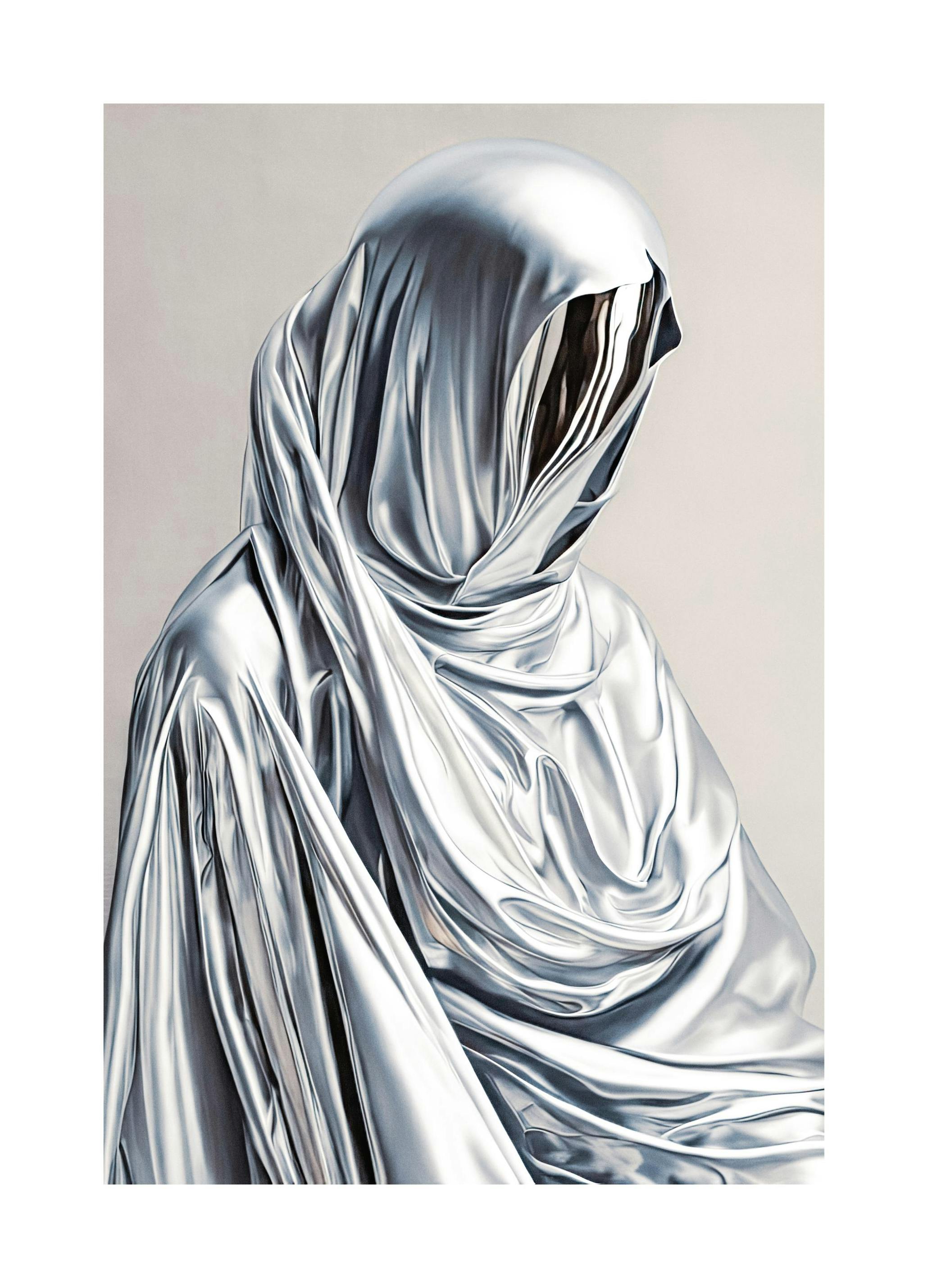 Futuristic Portrait Affiche (50x70 cm)  Art