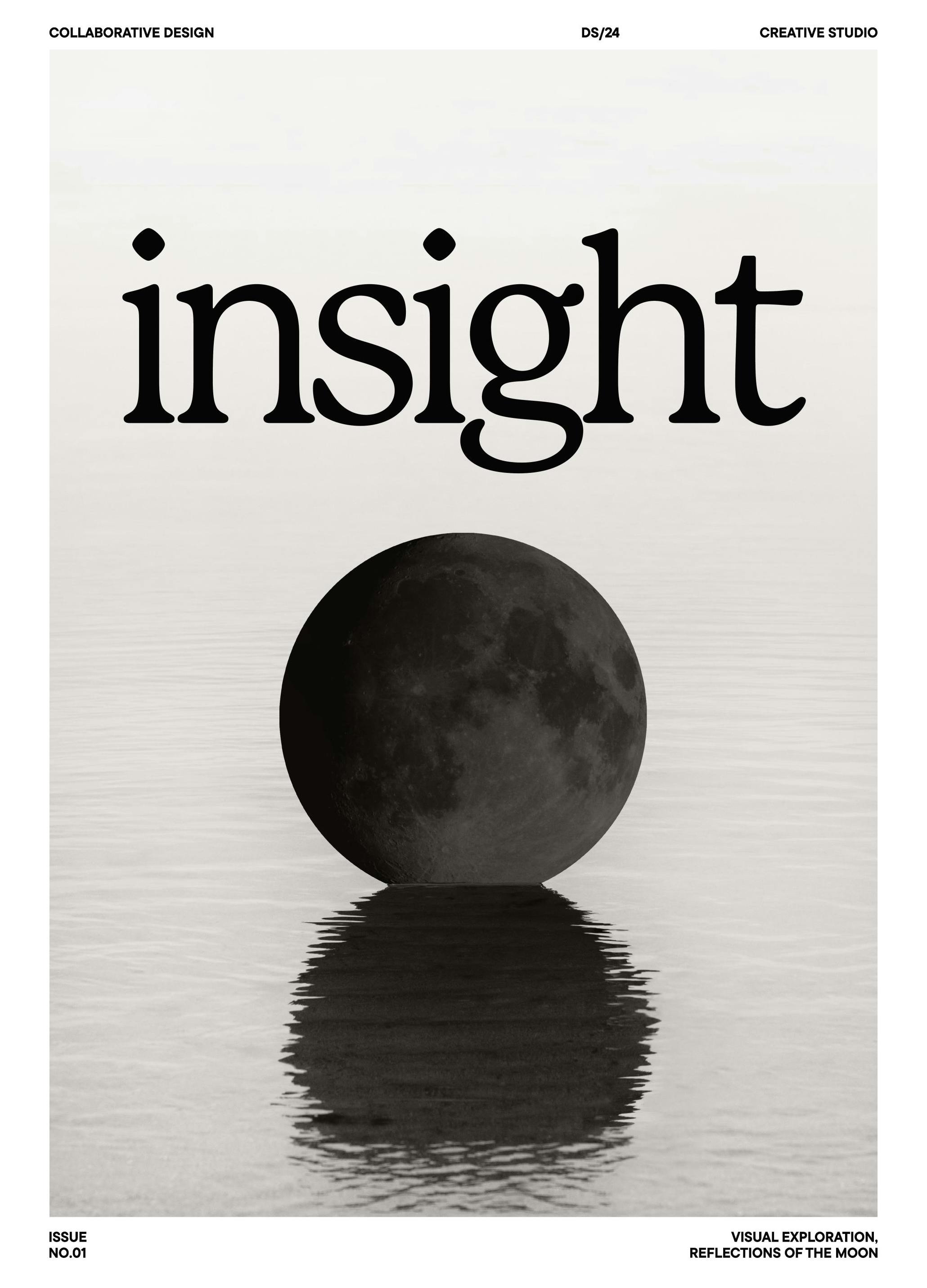 Insight Affiche (30x40 cm) - Tableaux photos noir et blanc