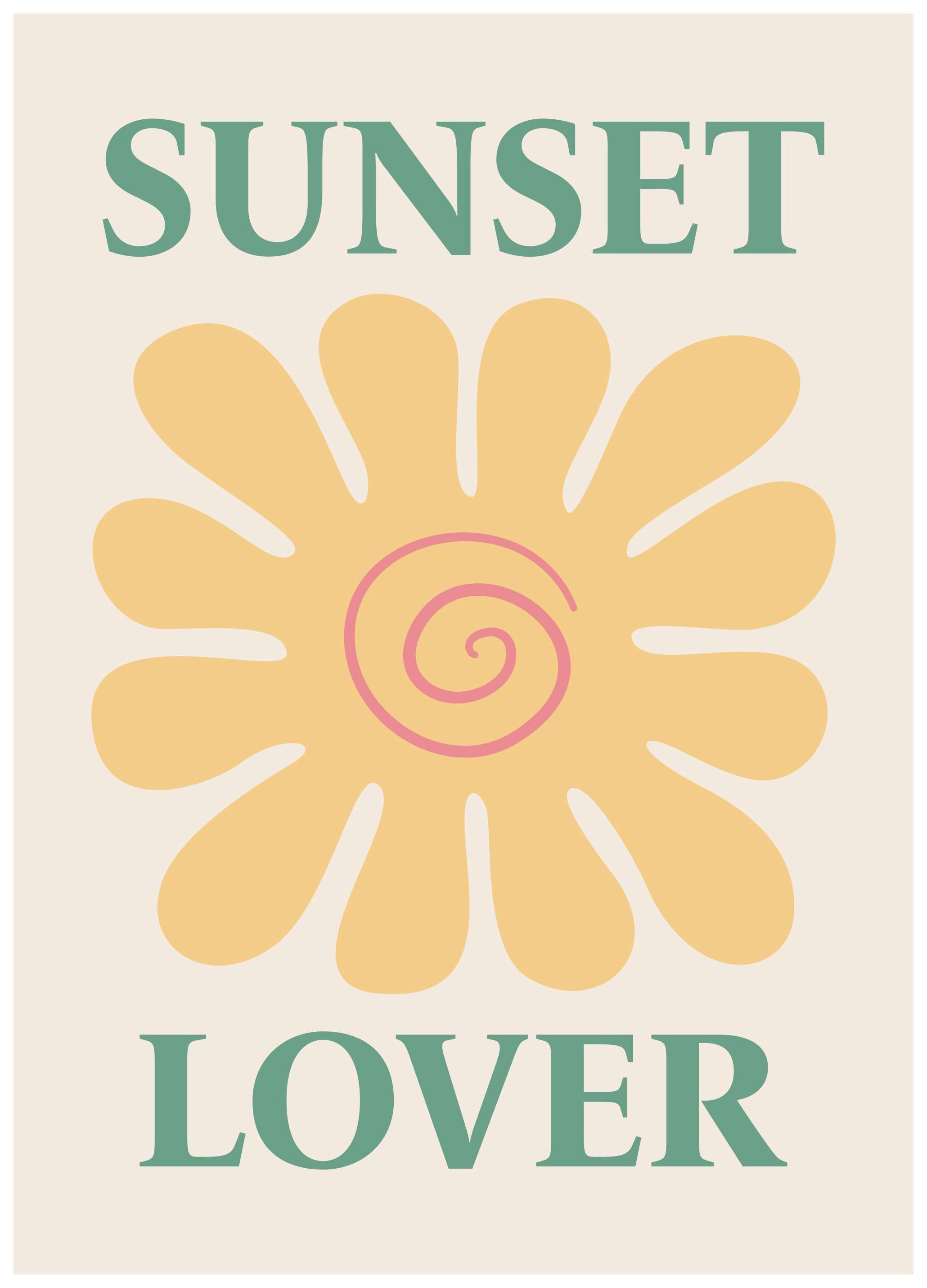 Prints - Sunset Lover Print (13x18 cm) - Graphic art prints