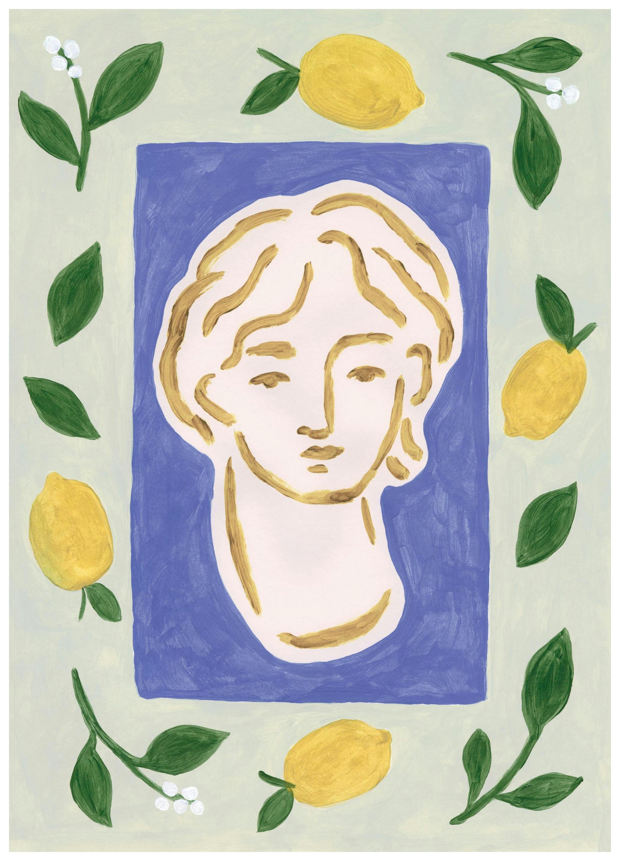 Citrus Portrait Plakat (70x100 cm) - Plakater > Kunstplakater > Malerier