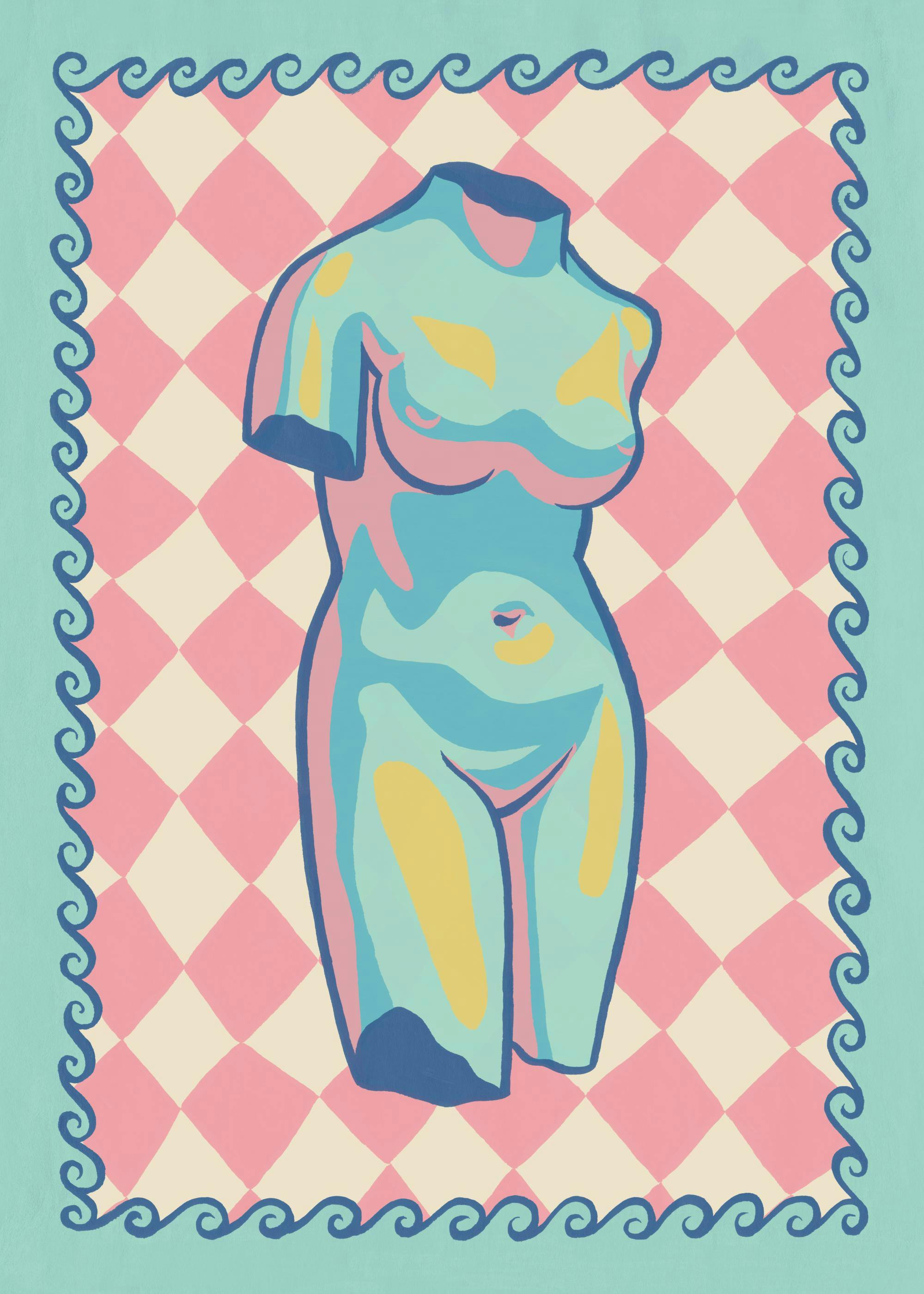 Colorful Torso Plakat 0