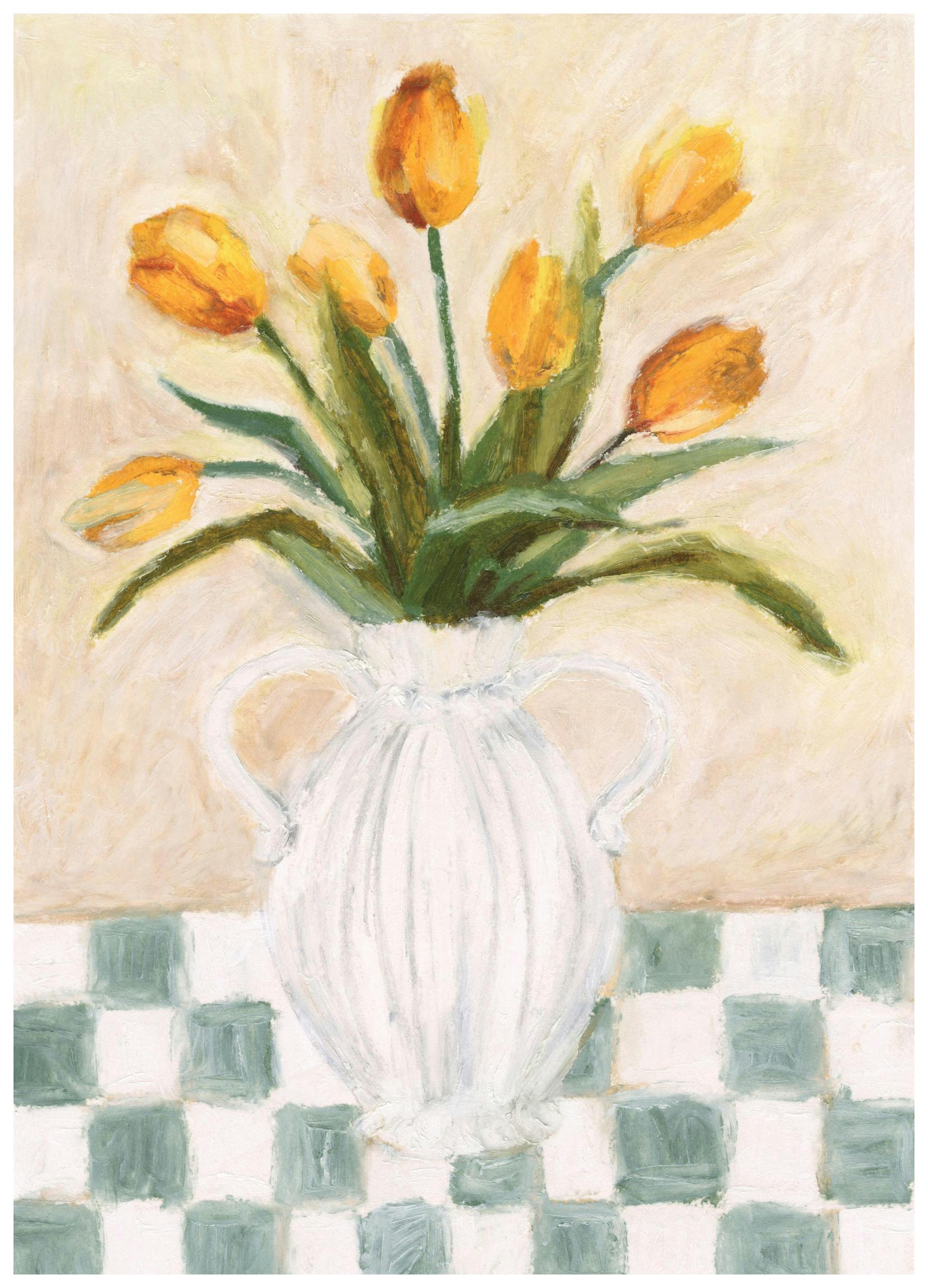 Tulips in Vase Plakat (30x40 cm)- Obrazy