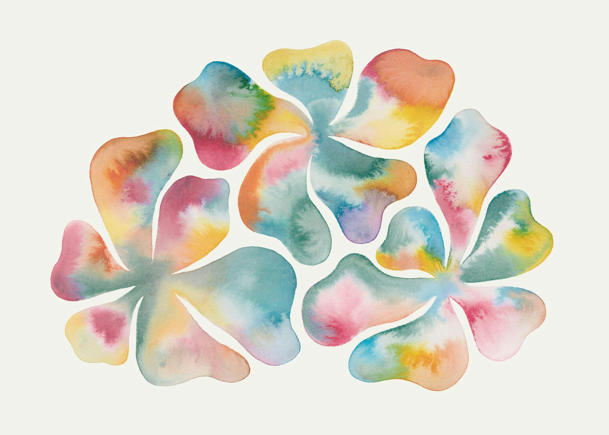 Watercolor Flowers Plakat 0