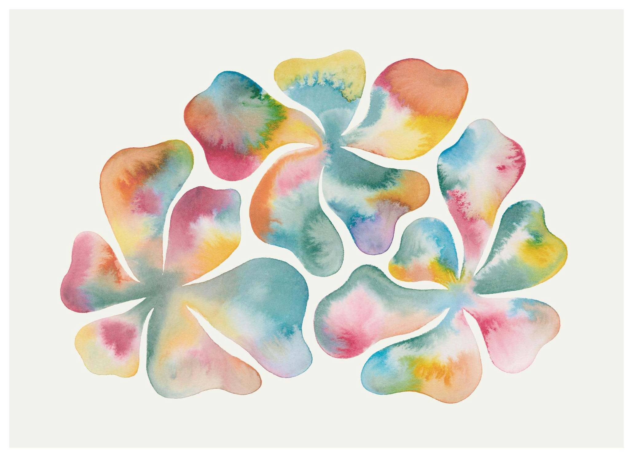 Watercolor Flowers Plakat (30x40 cm)- Obrazy akwarelowe