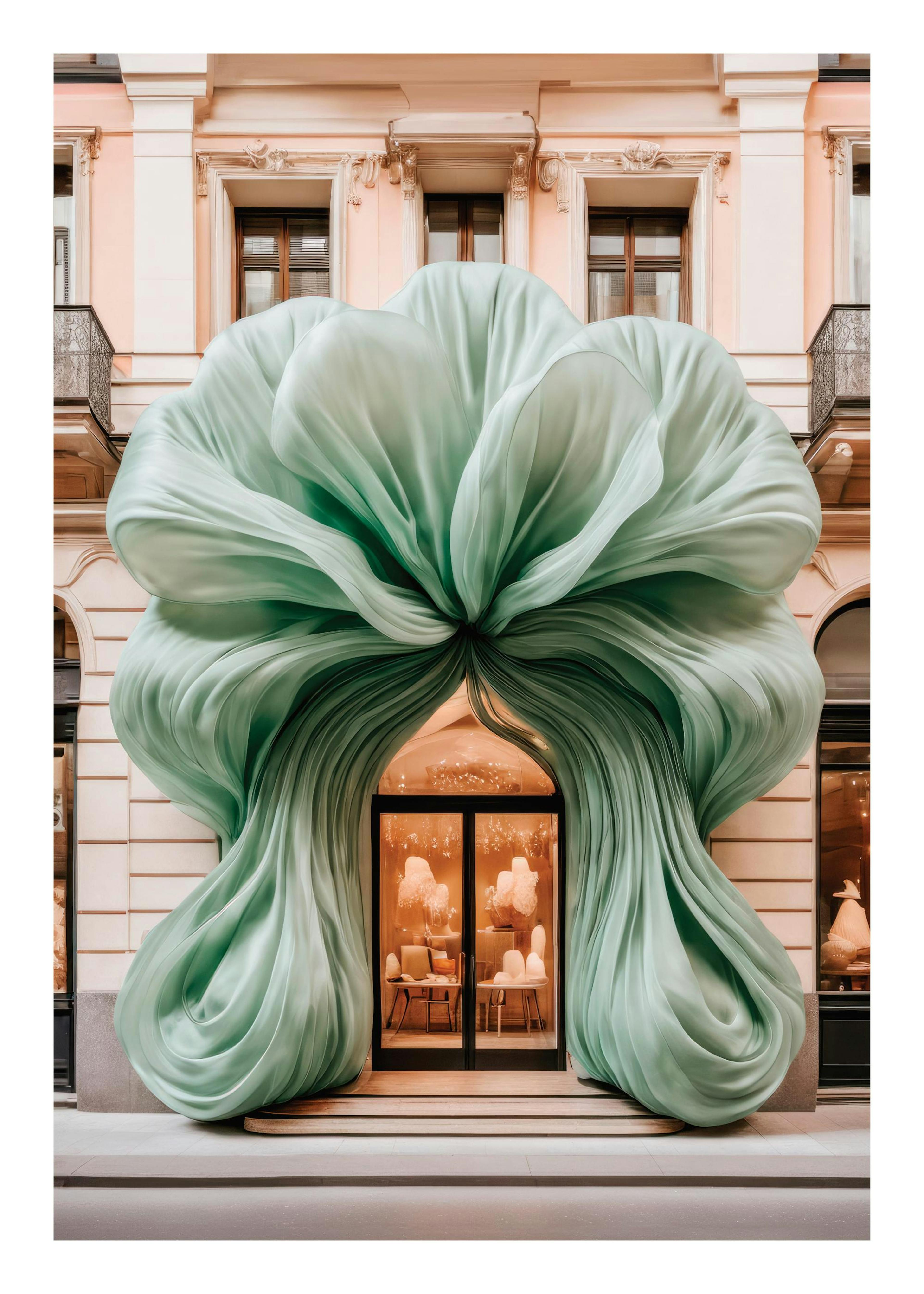 Flower Facade Print 0