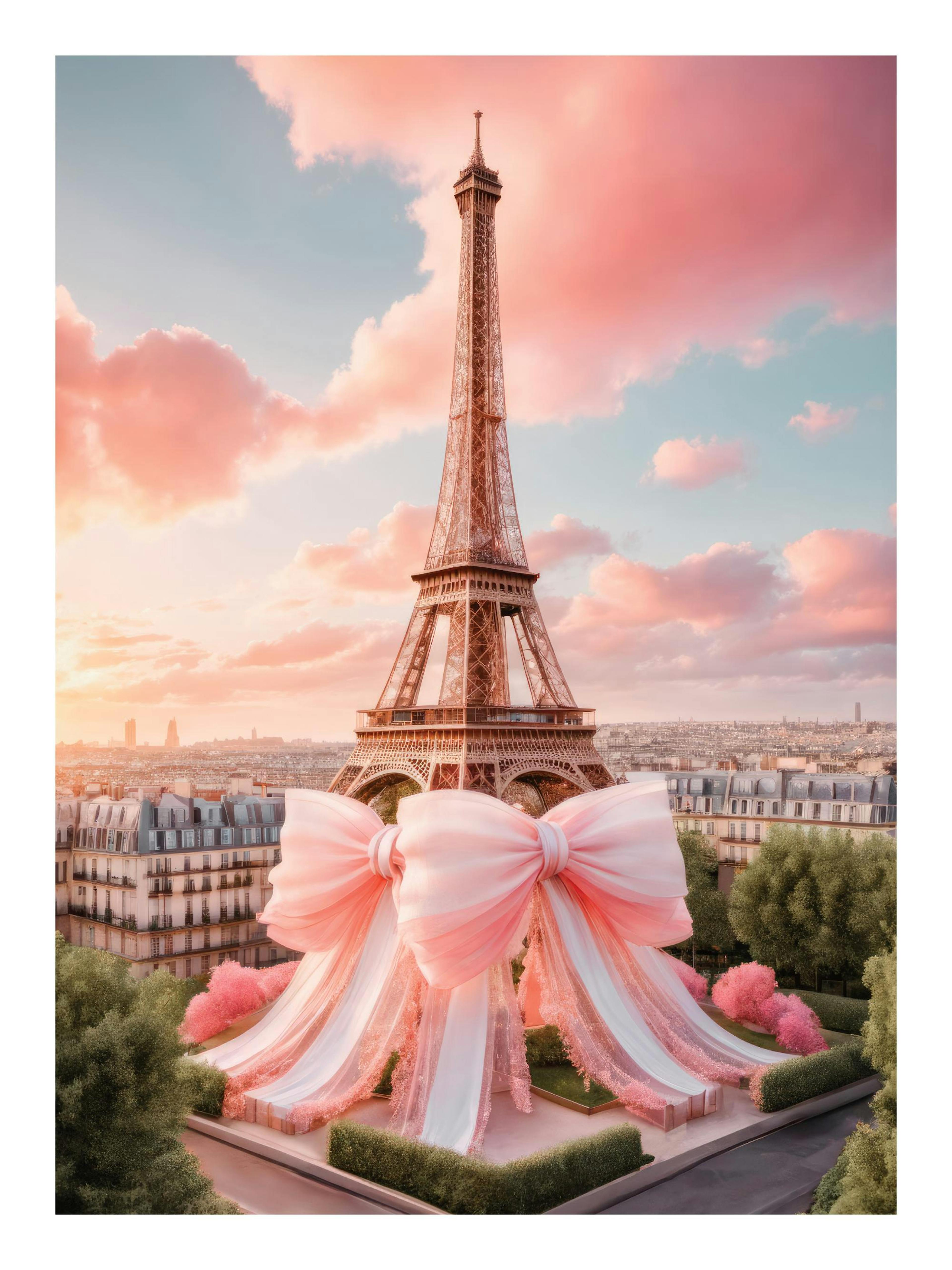 Parisian Bow Print