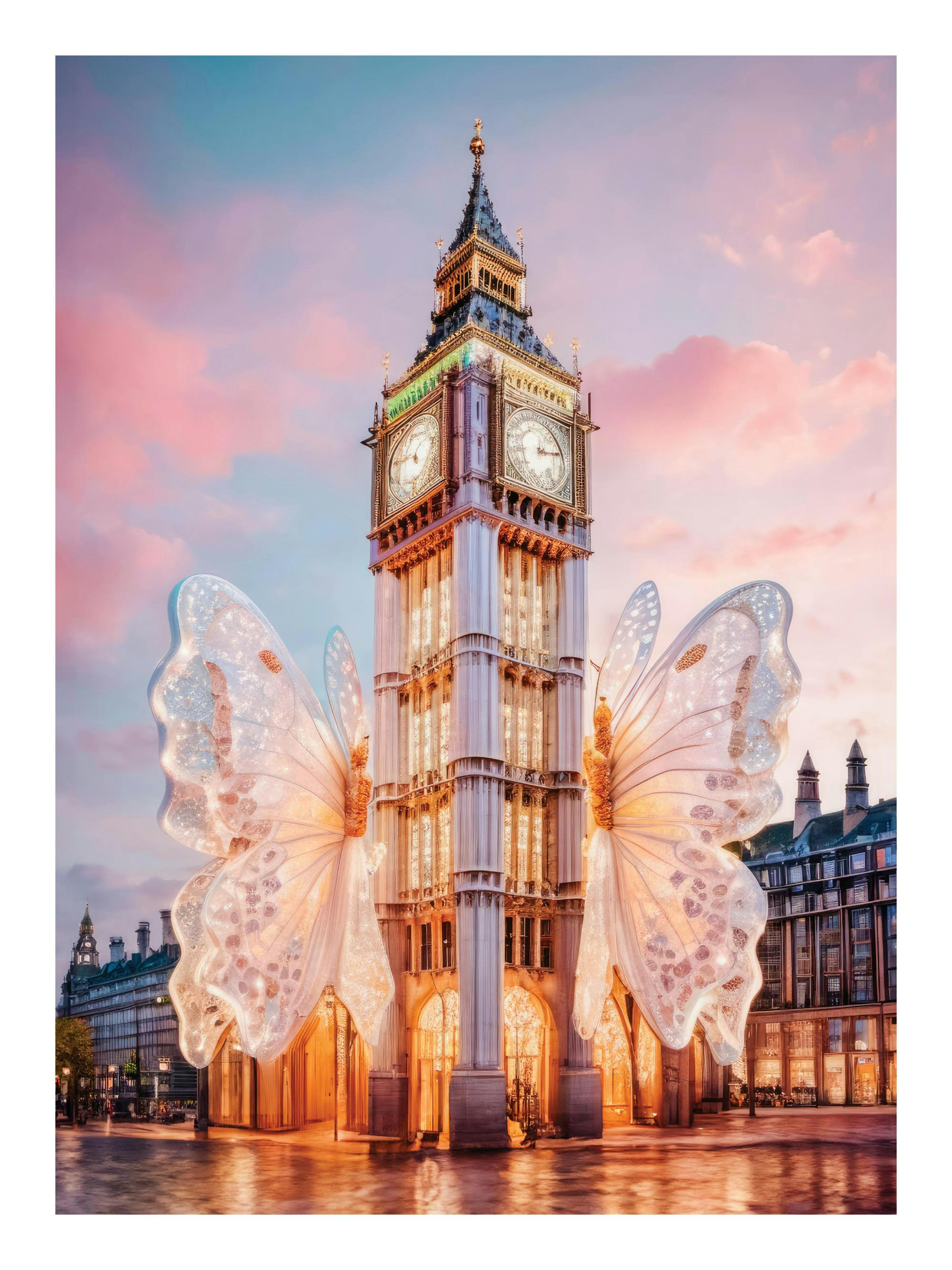 Clockwork Wings Poster
