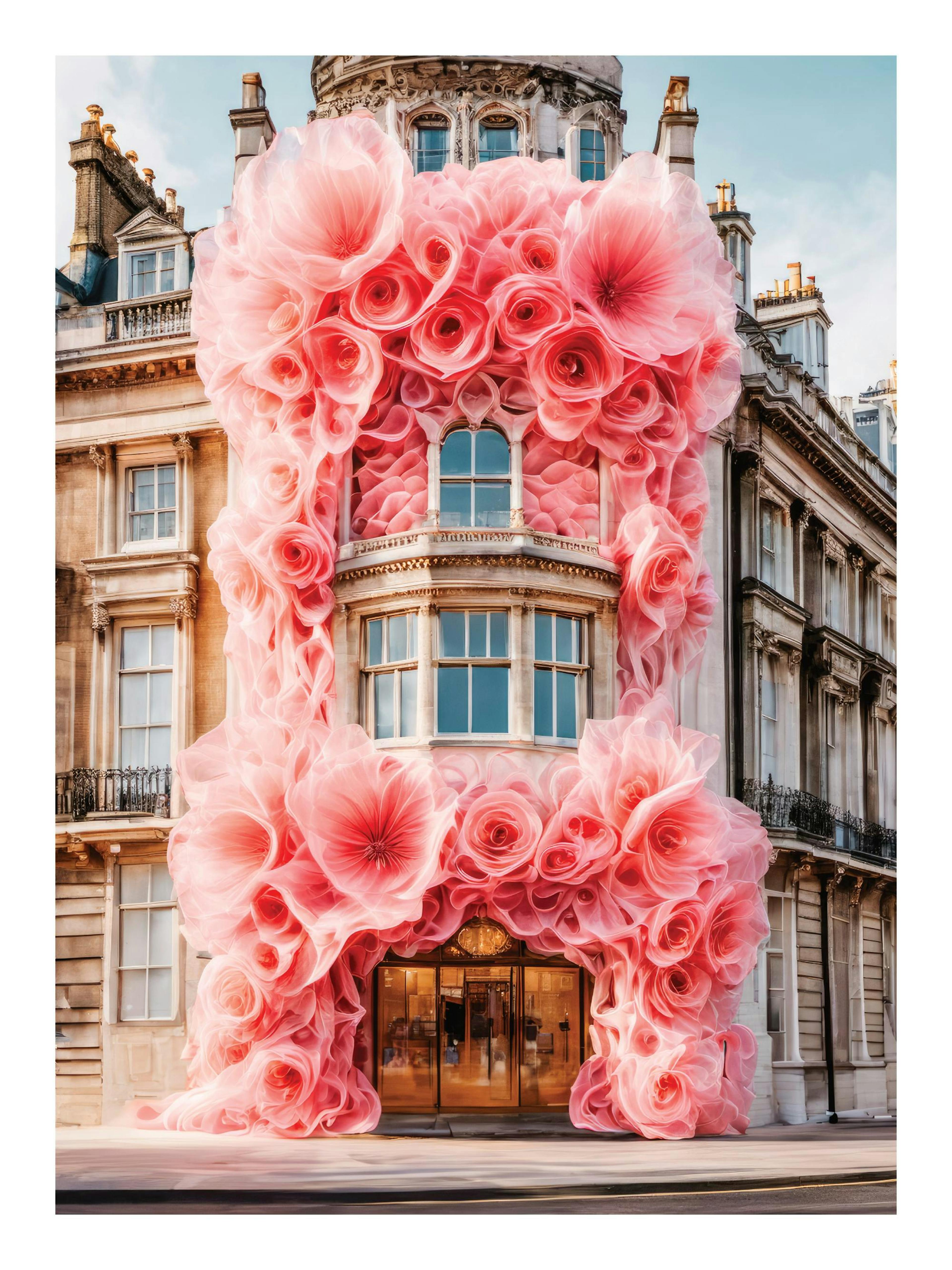 Rose Facade Print