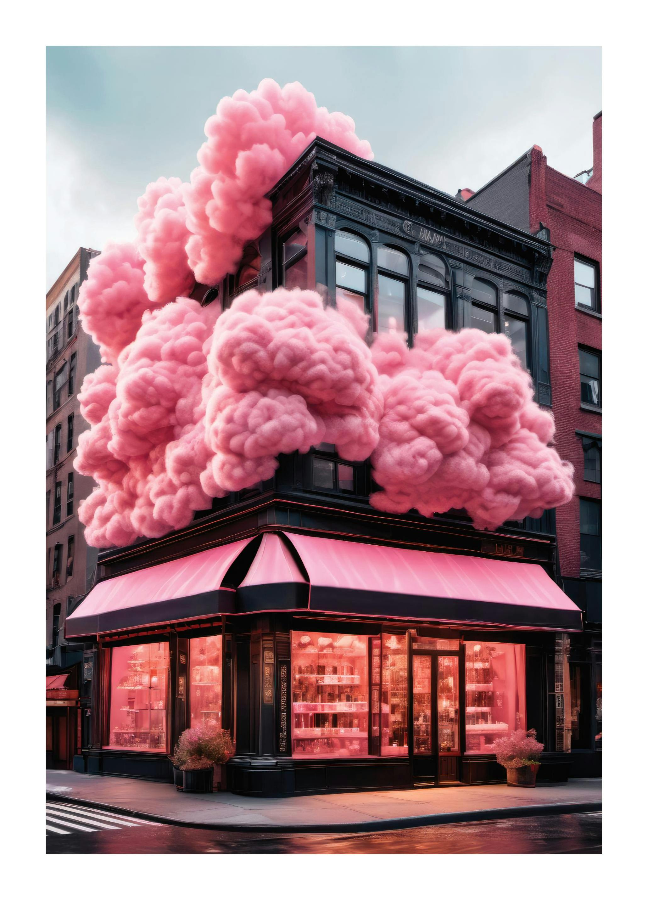 Cotton Candy Facade Poster (30x40 cm)- Arte moderna