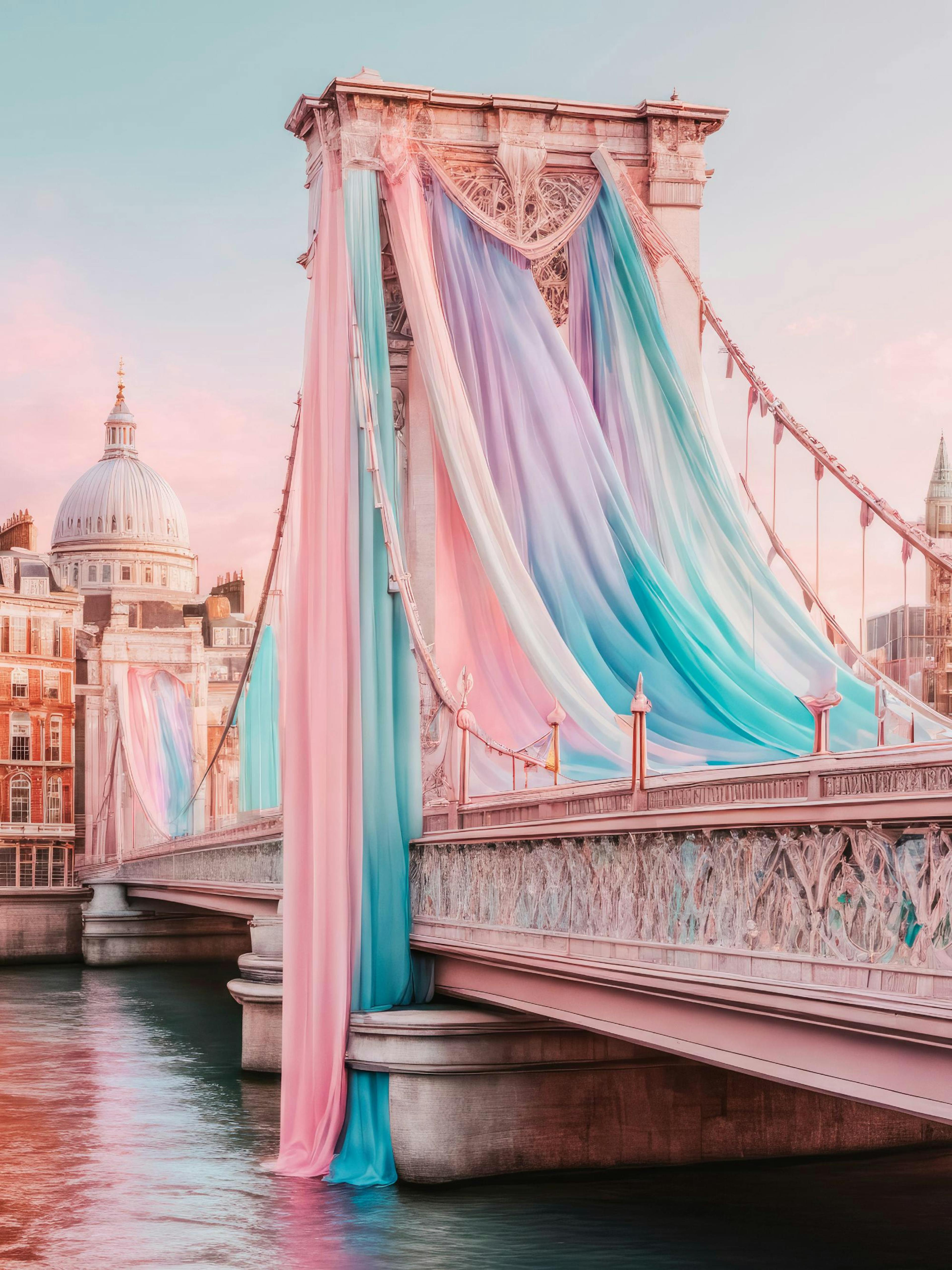 Pastel Passage Poster
