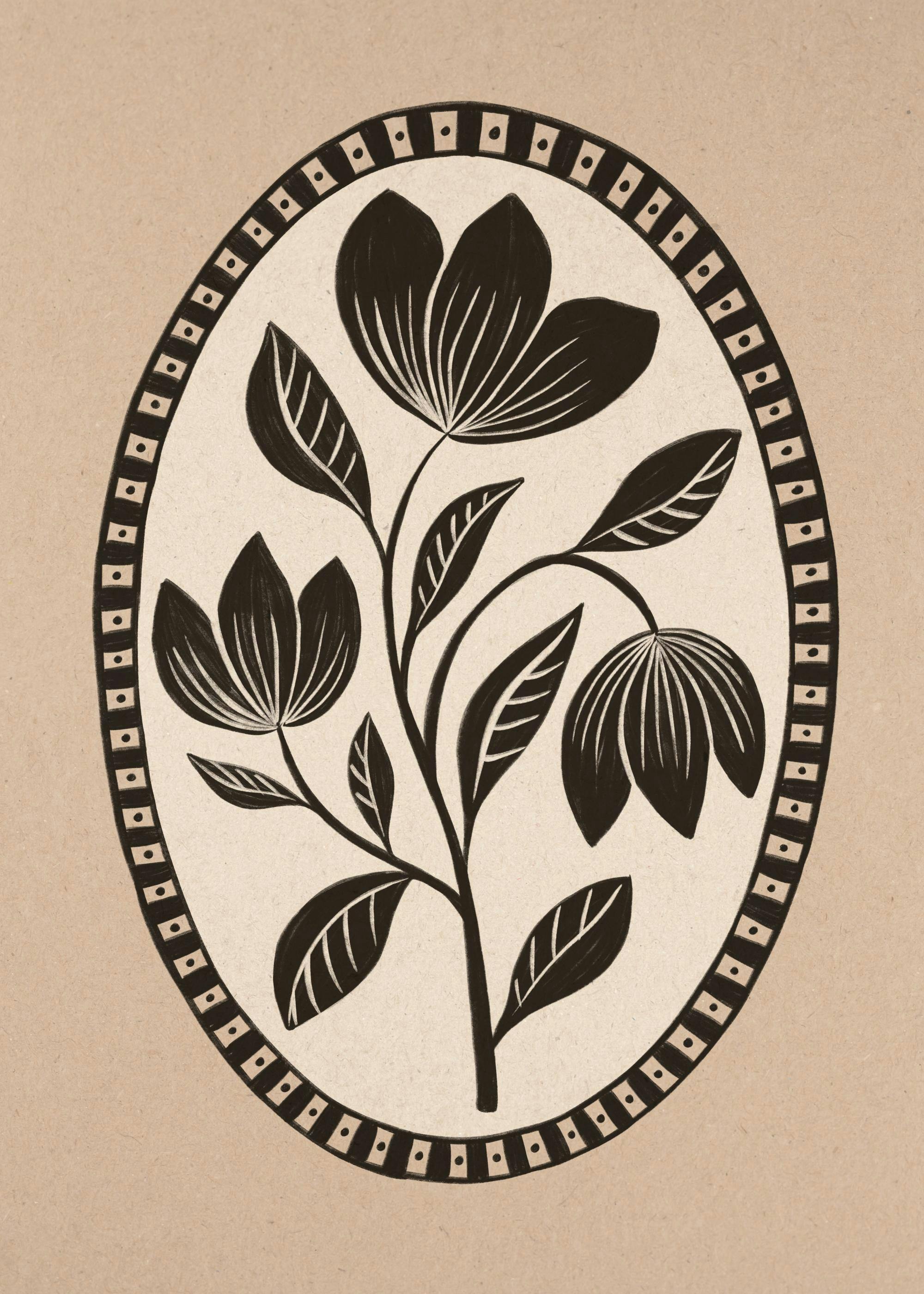 Gothic Flower Poster 0