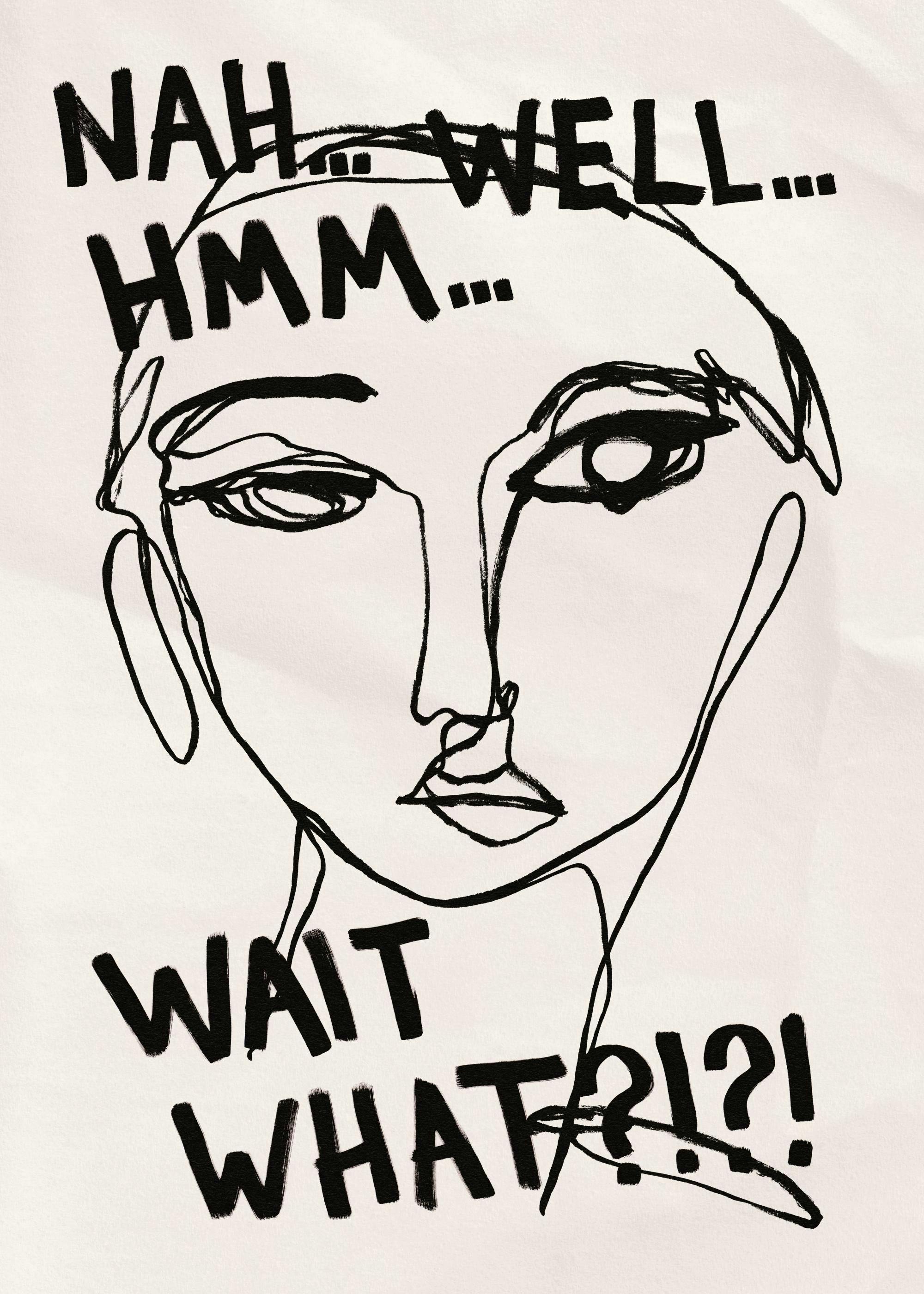 Portrait Sketch No3 Juliste 0