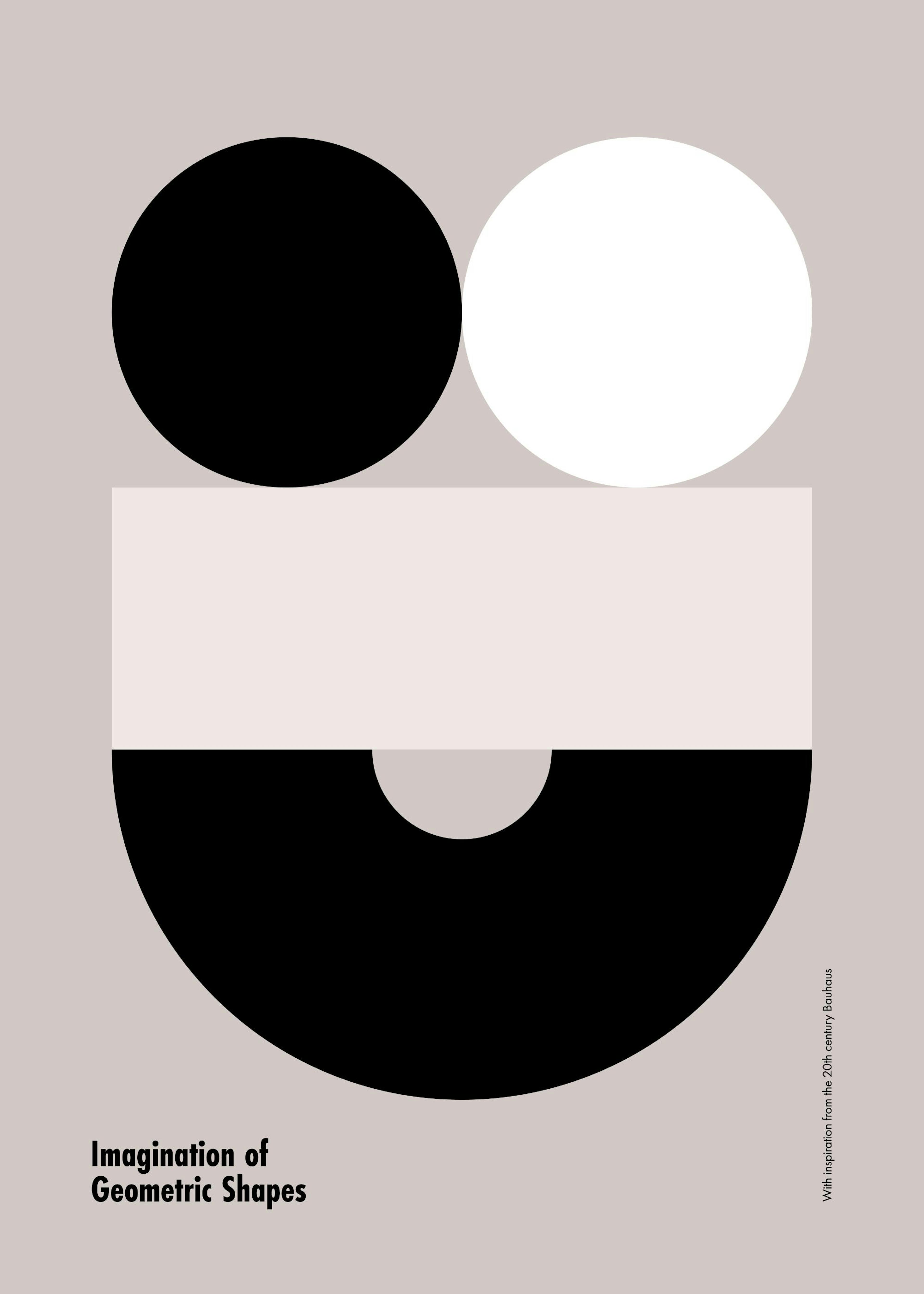 Imagination of Geometric Shapes Affiche 0