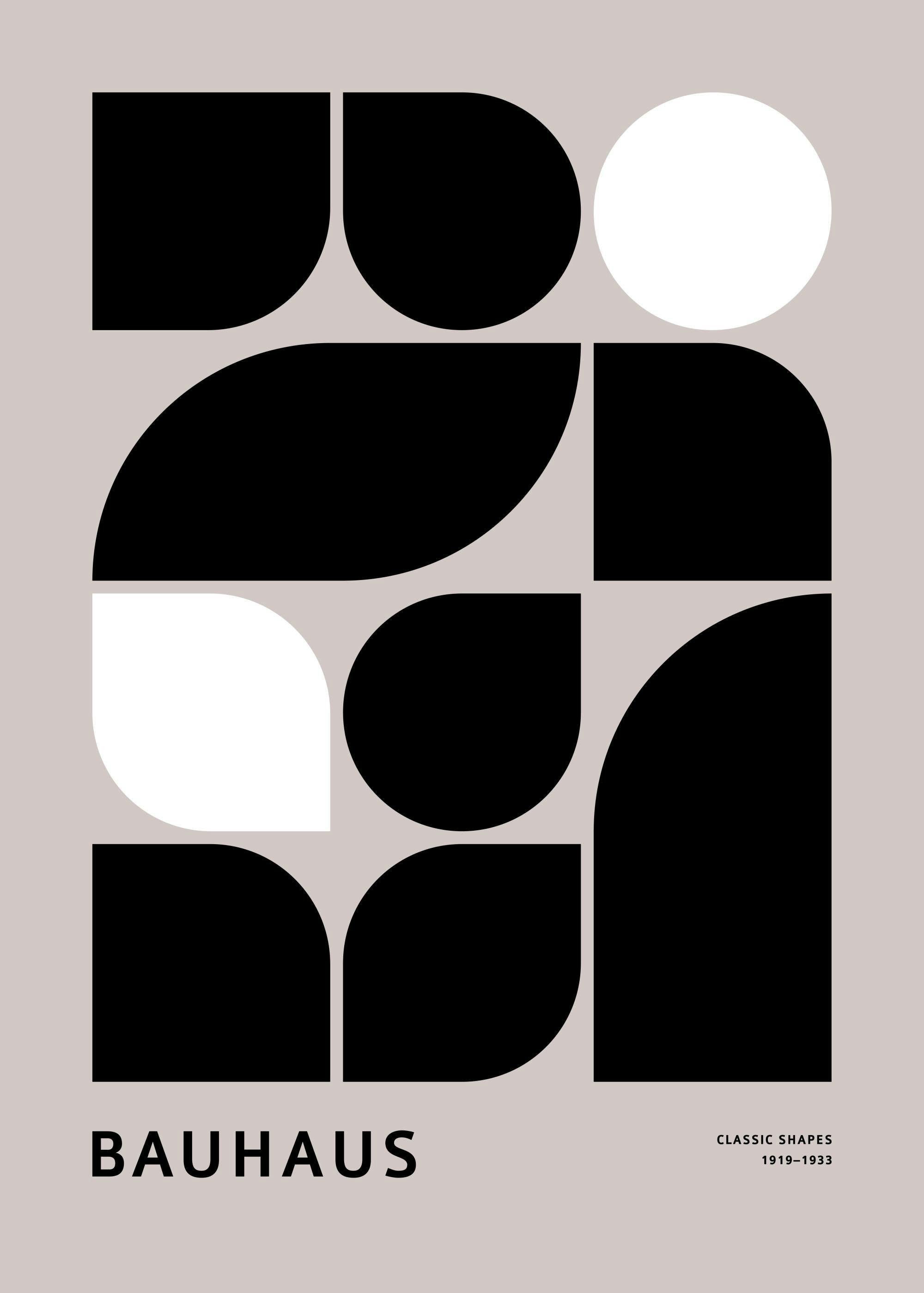 Bauhaus Classic Shapes Print 0