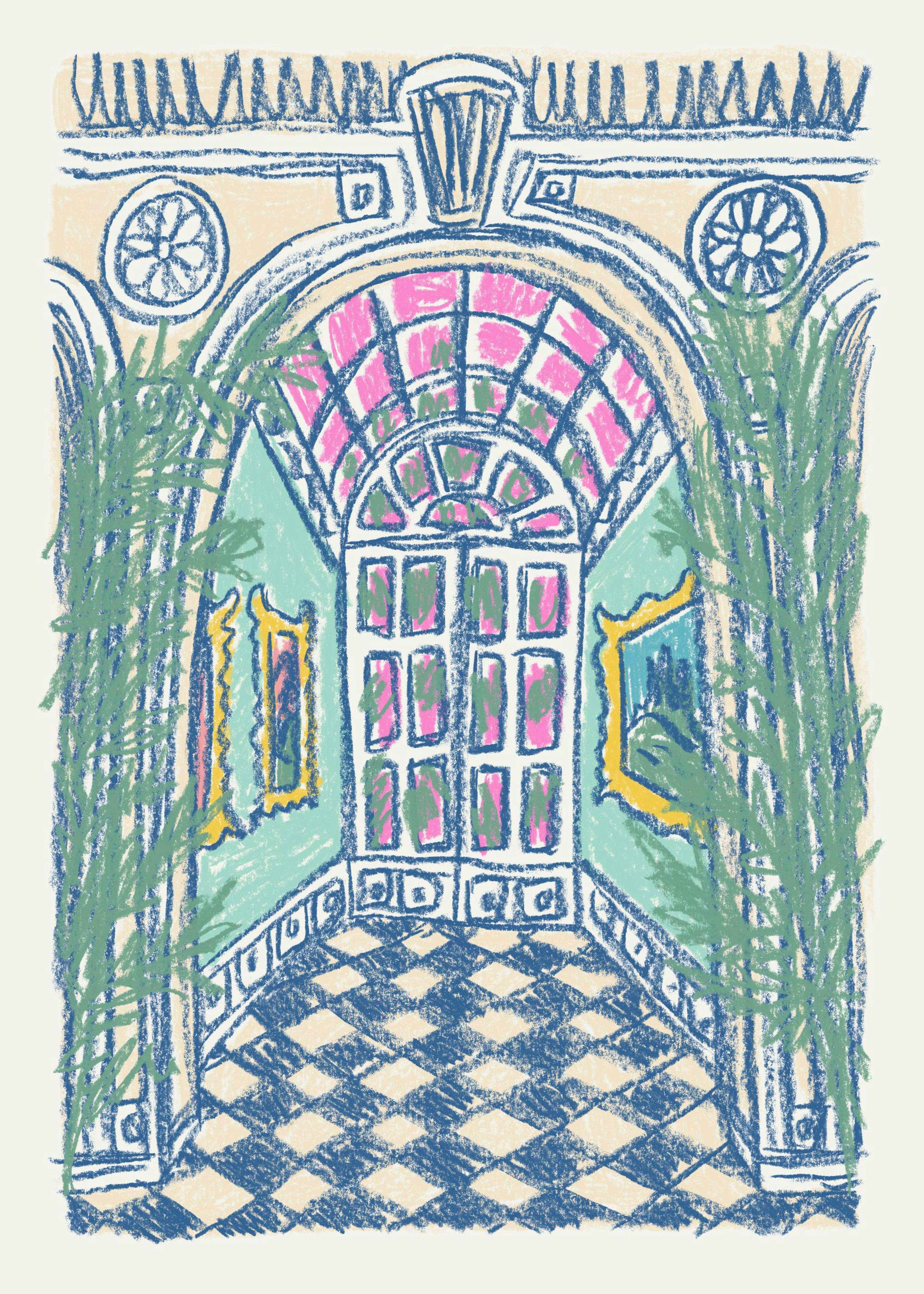 Grand Palace Hallway Poster 0