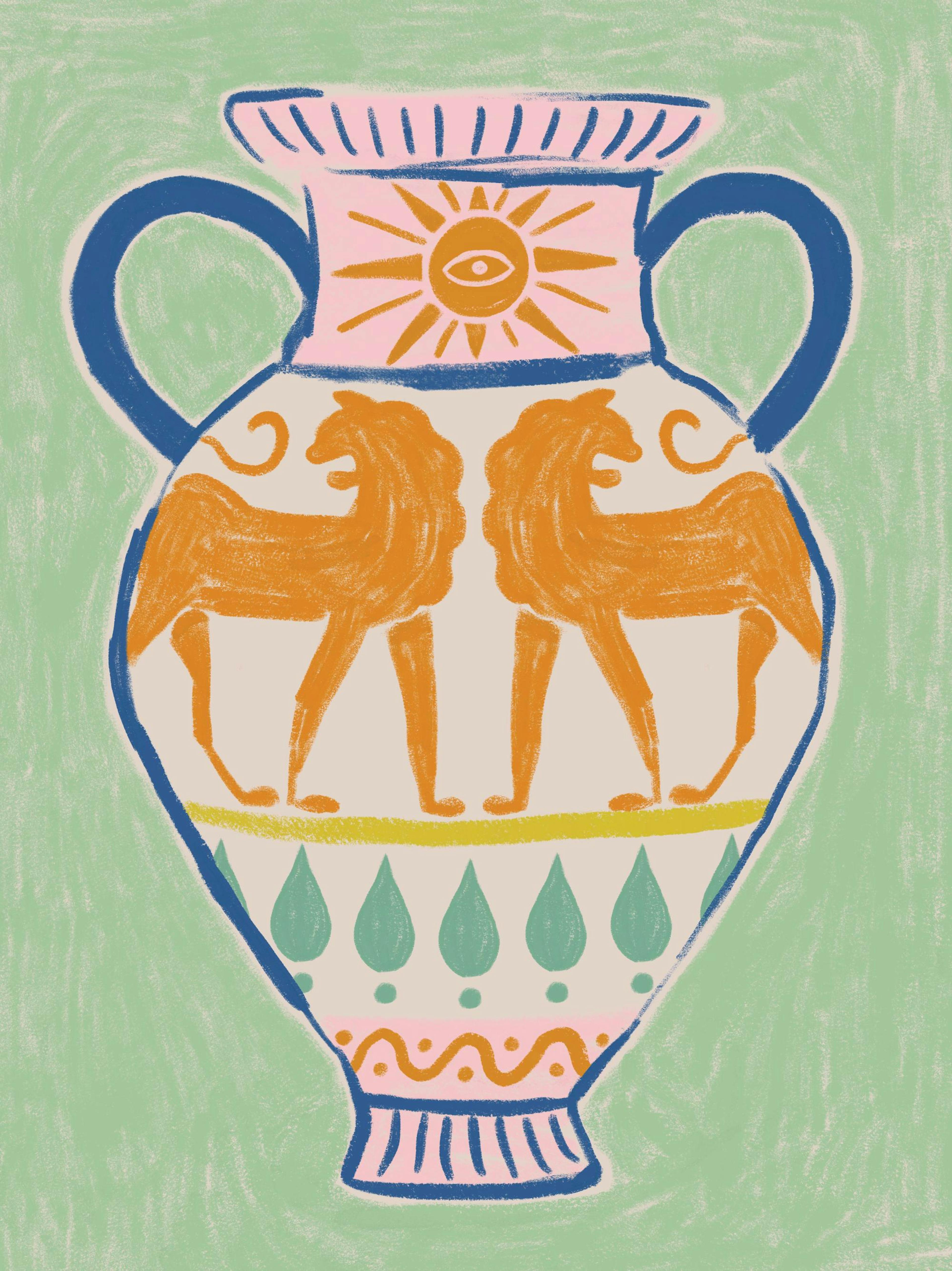 Antique Vase Print