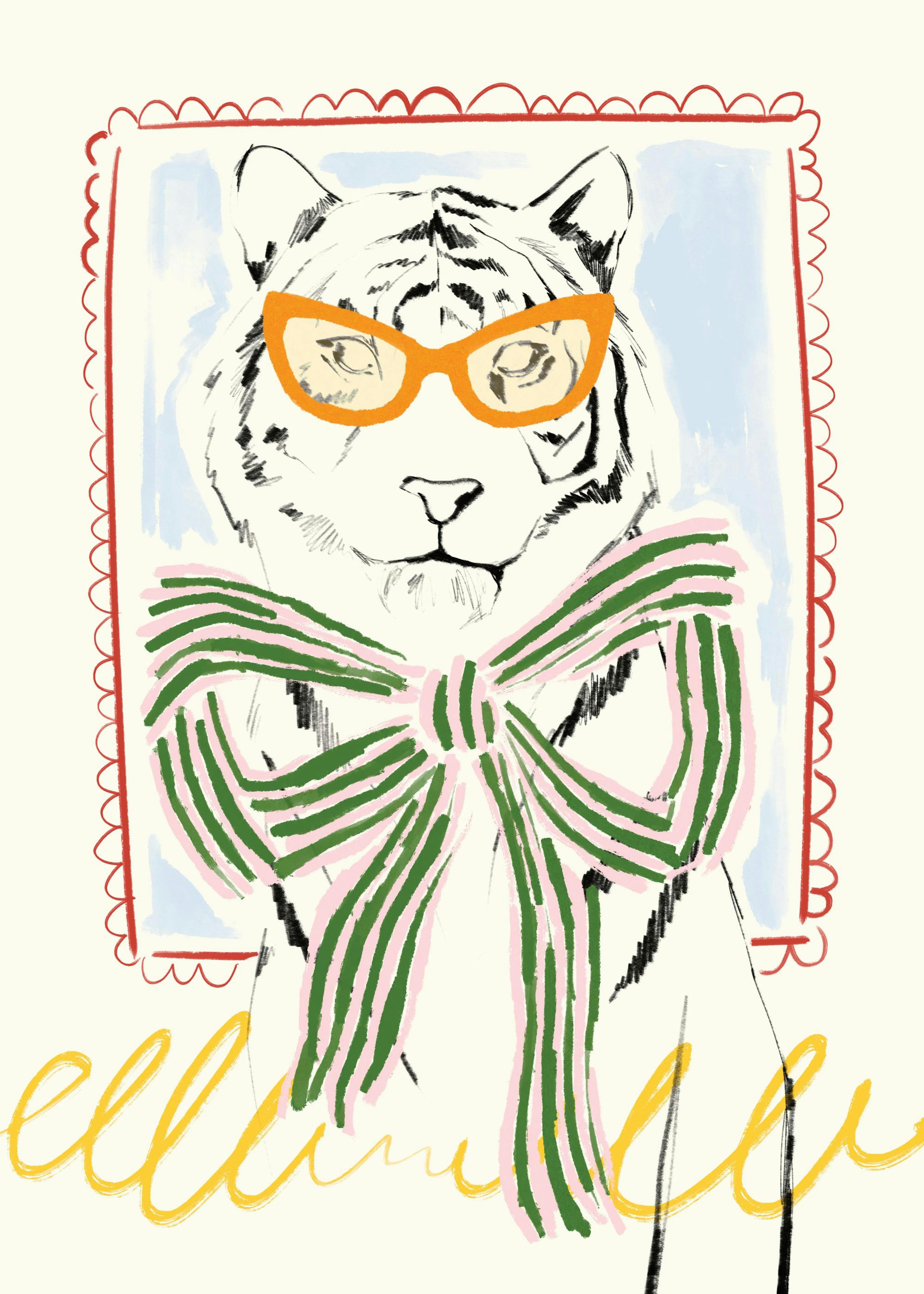 Chic Tiger Poster 0