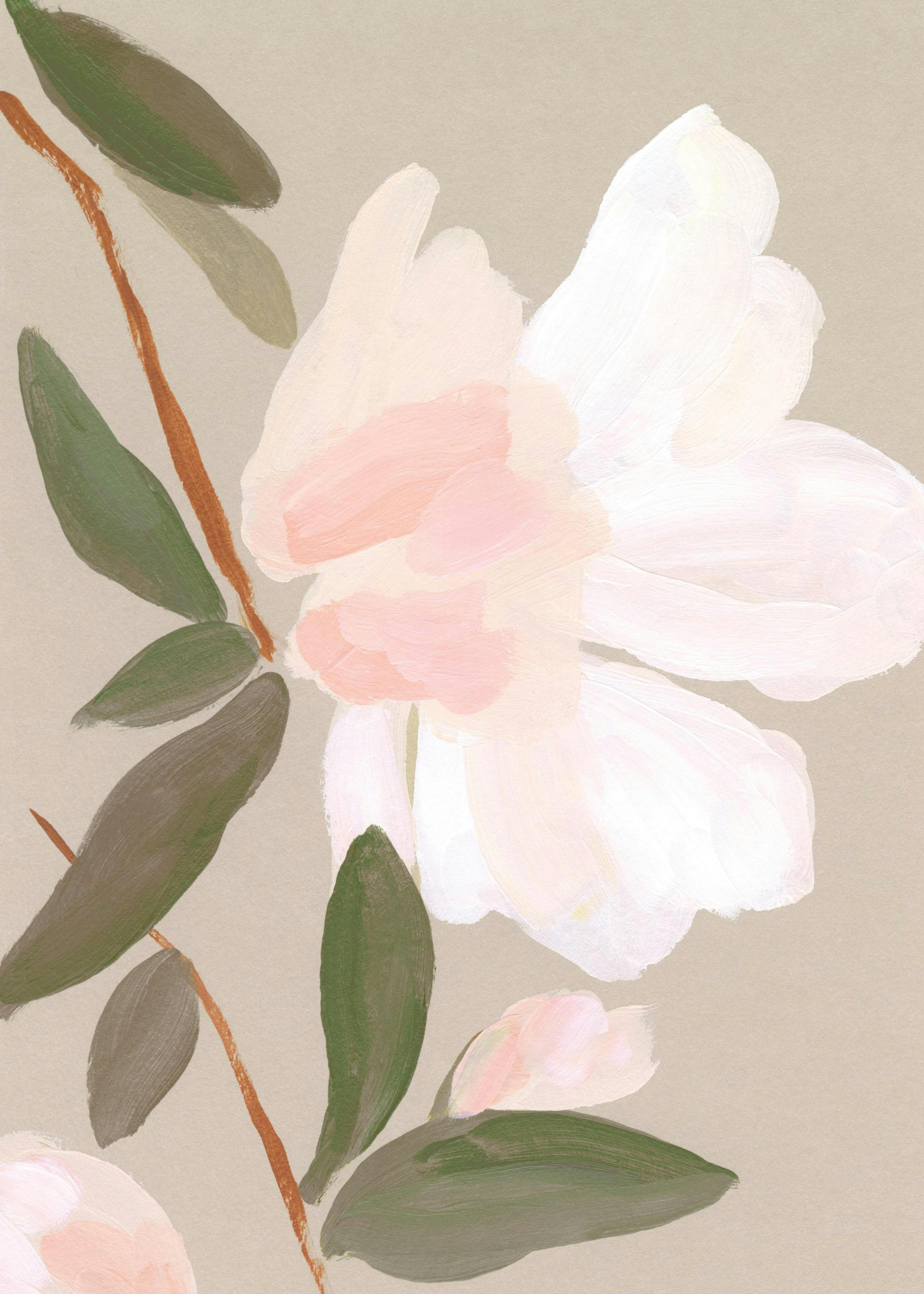 Romantic Flower Print 0