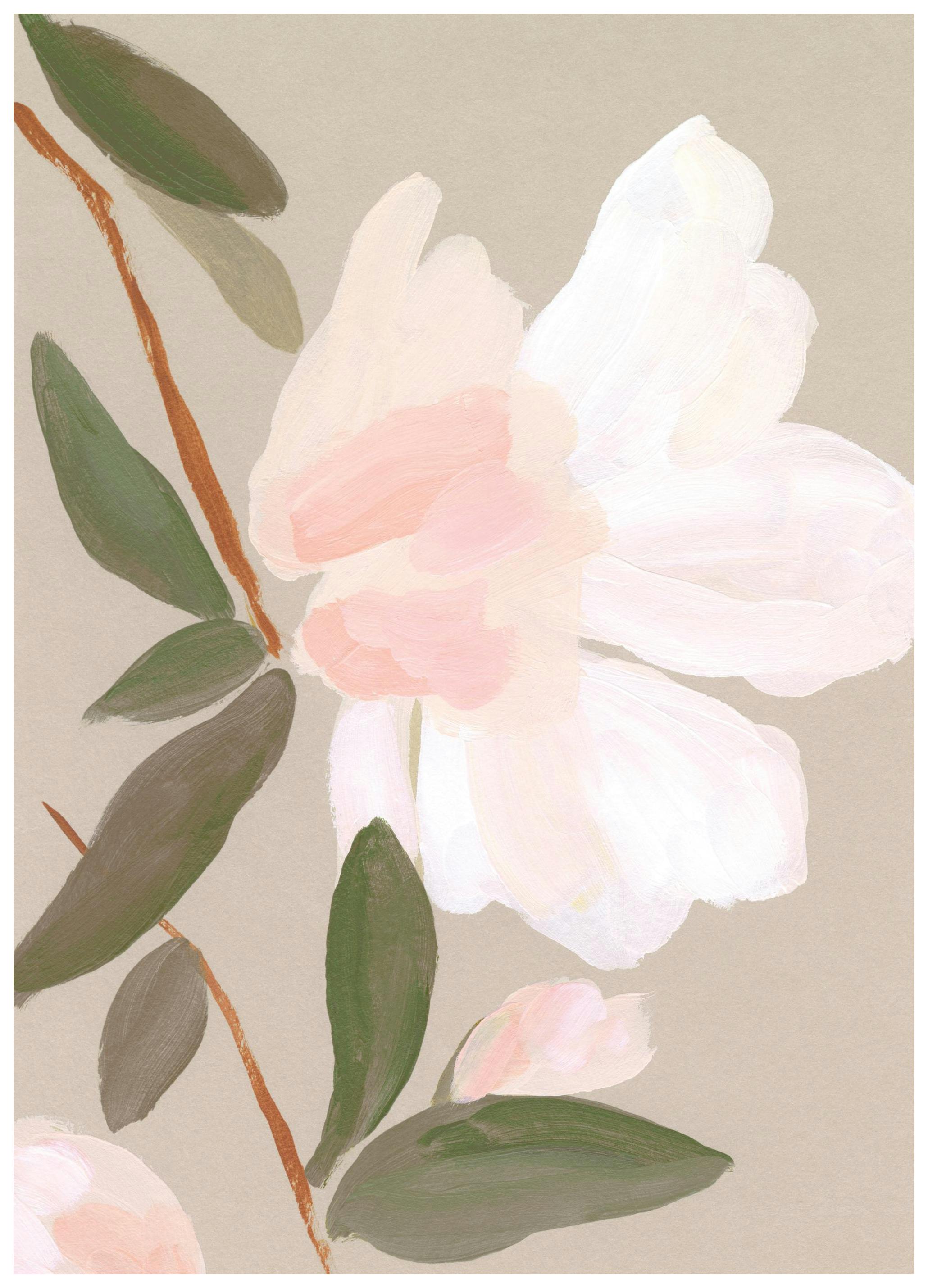 Romantic Flower Poster (50x70 cm) - Schilderijen