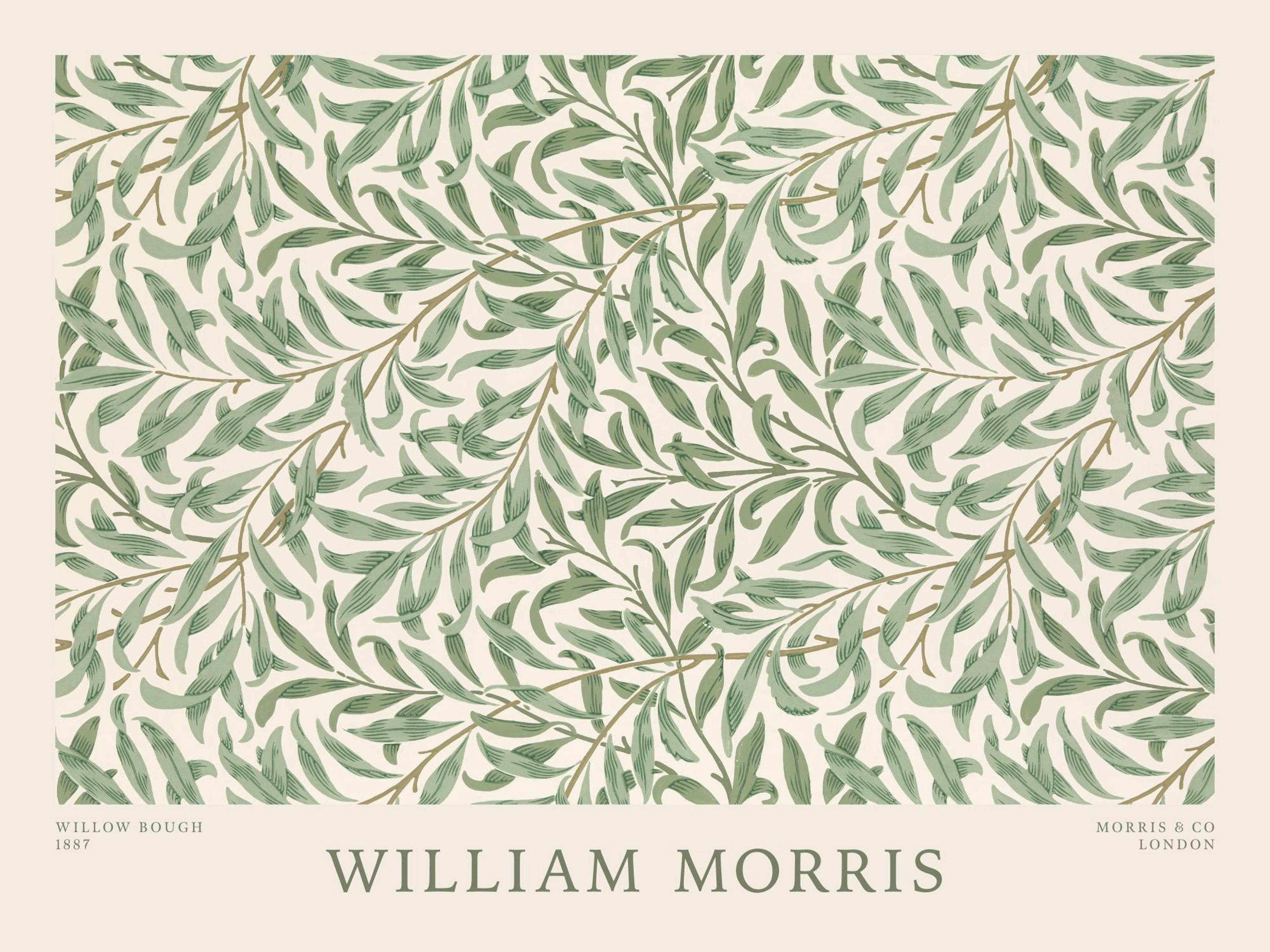 William Morris - Willow Bough Landscape Print