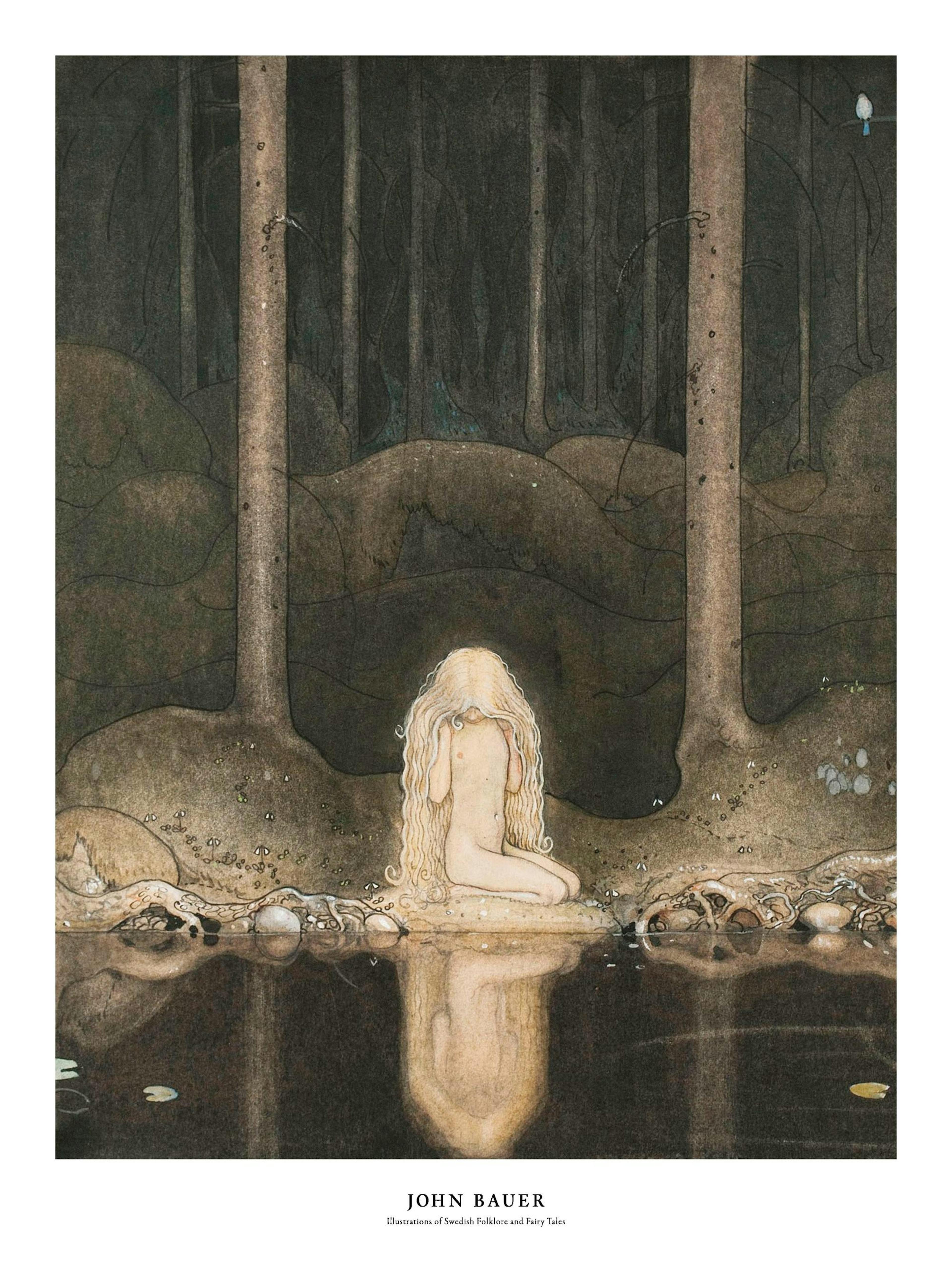 John Bauer - Tuvstarr Print