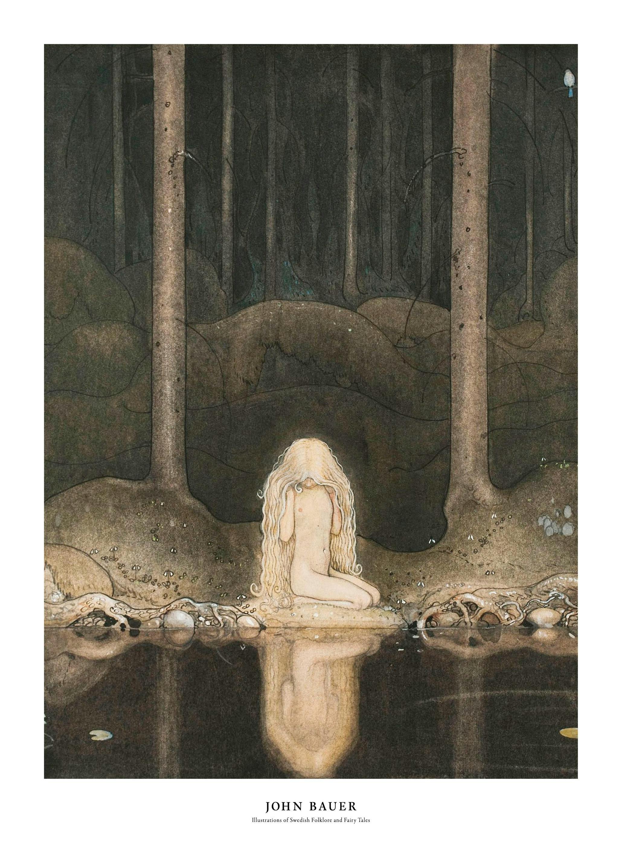 John Bauer - Tuvstarr Print (30x40 cm)